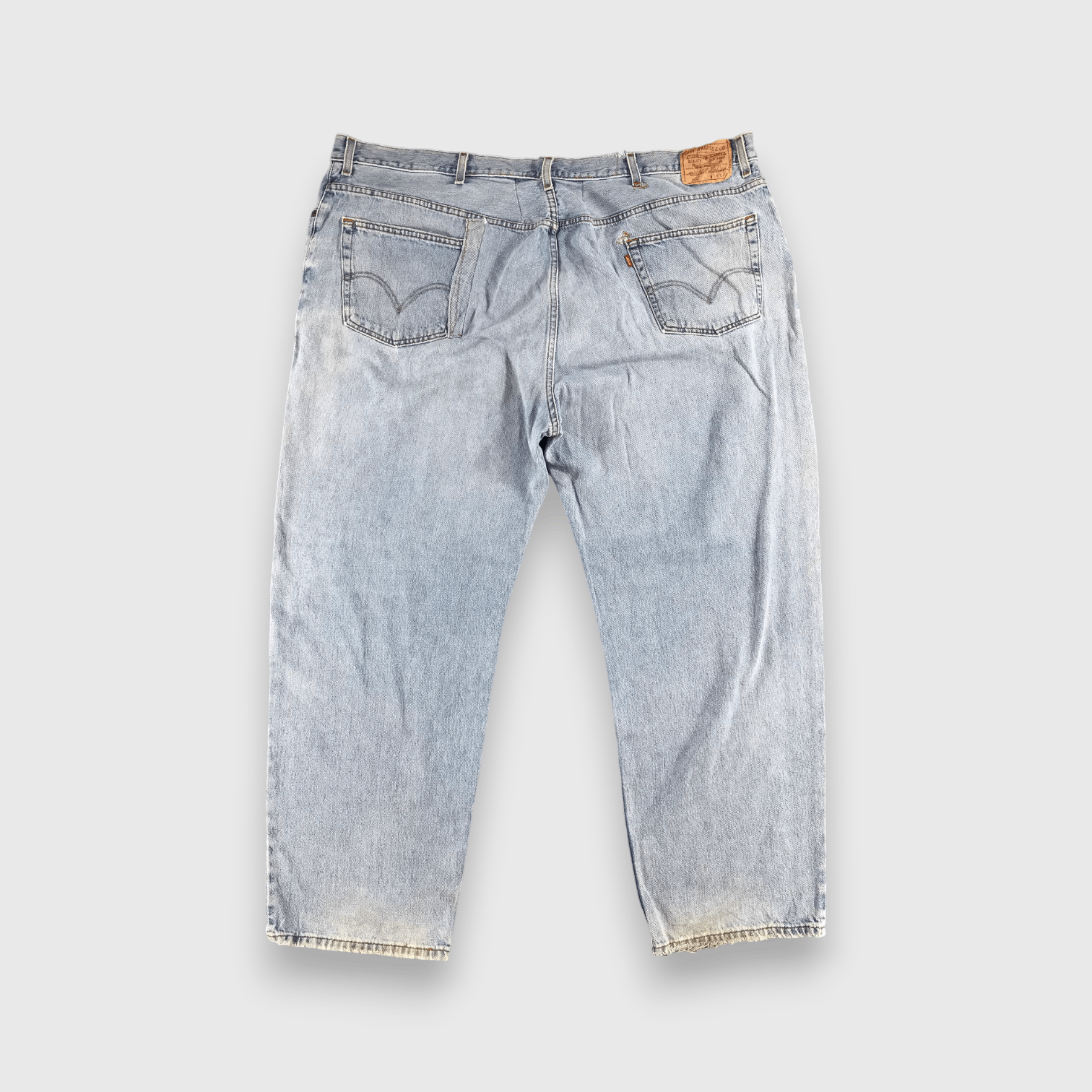 Levi's W51 Light Wash Vintage Levis 550 Jeans-J1176 Size US 44 / EU 60 - 2 Thumbnail