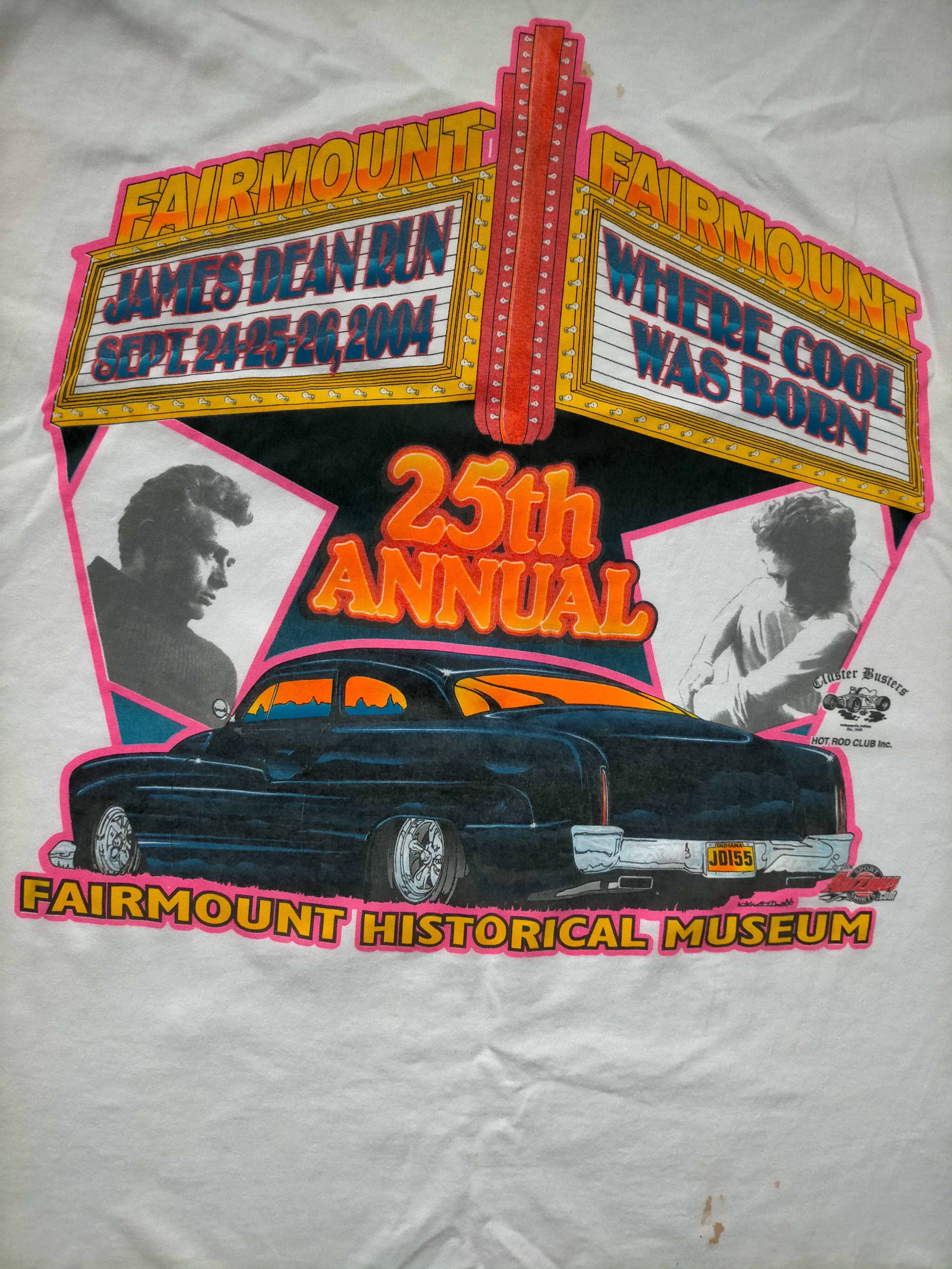 Band Tees × Vintage Vintage 2004 James Dean Y2k Hot Rod Racing Sport Cart Tee Size US XL / EU 56 / 4 - 4 Thumbnail
