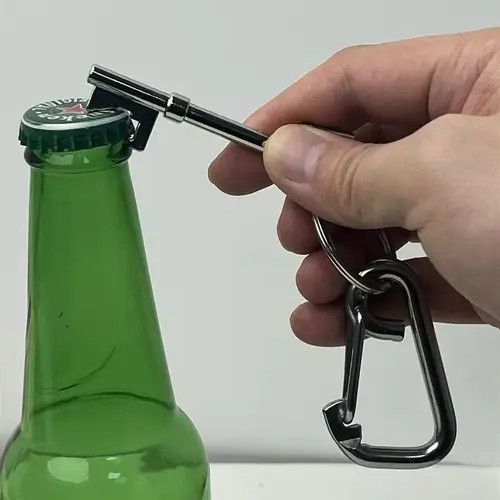 Jewelry Ishiguro x Mari Carabiner Keychain With Bottle Opener Size ONE SIZE - 6 Thumbnail