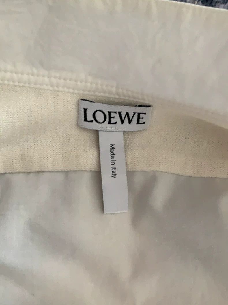 Loewe LOEWE Patchwork white cotton shirt Size S / US 4 / IT 40 - 3 Thumbnail