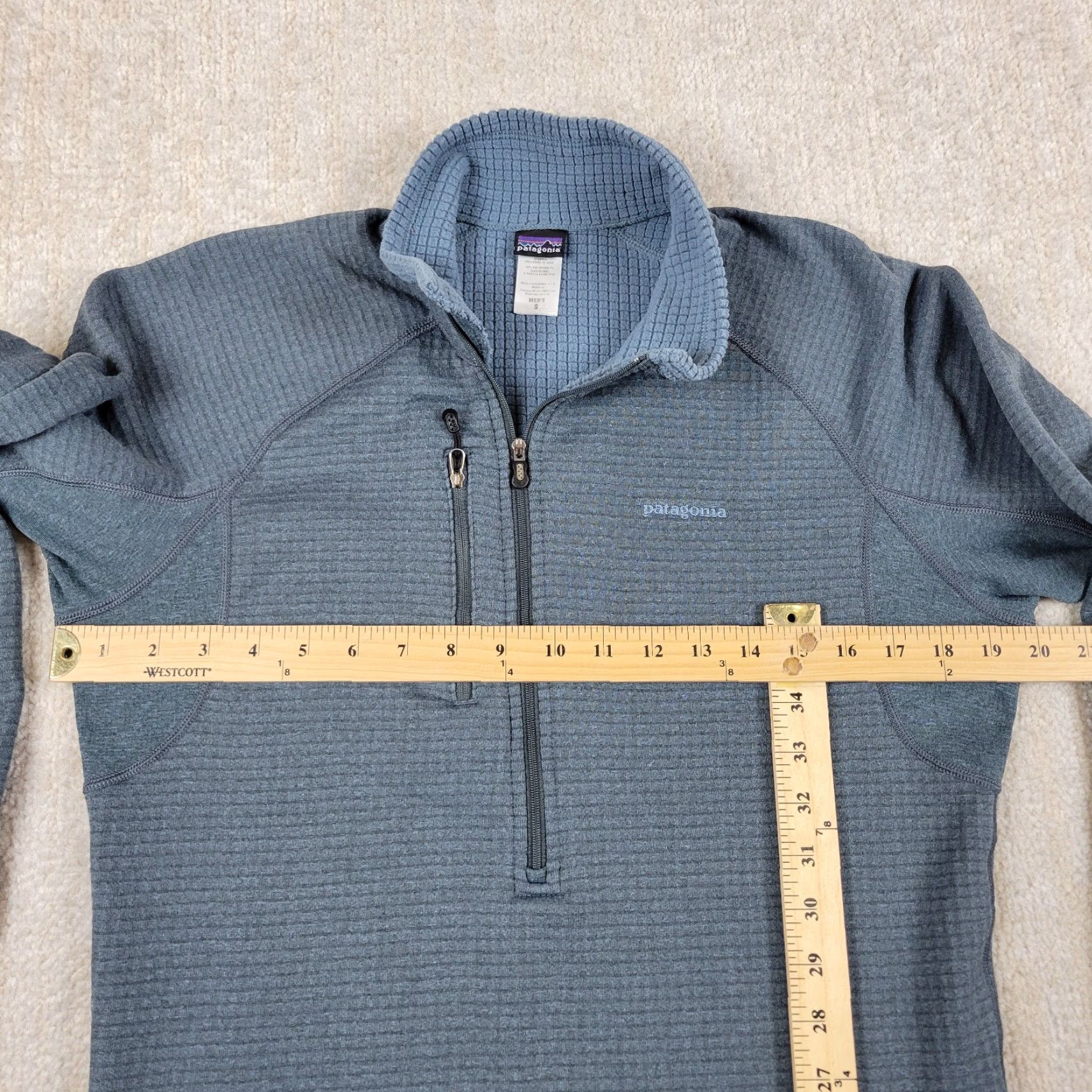 Patagonia Patagonia R2 Fleece Jacket Mens S Gray Thermal Full Zip Hiking Windbreaker Casual Travel Workwear Size US S / EU 44-46 / 1 - 4 Thumbnail