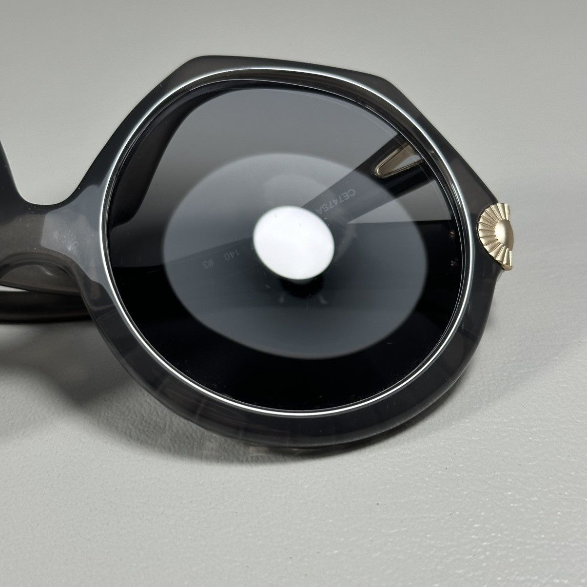Chloe Chloe CE747SA 036 Round-Oval Dark Grey Sunglasses Size ONE SIZE - 10 Thumbnail