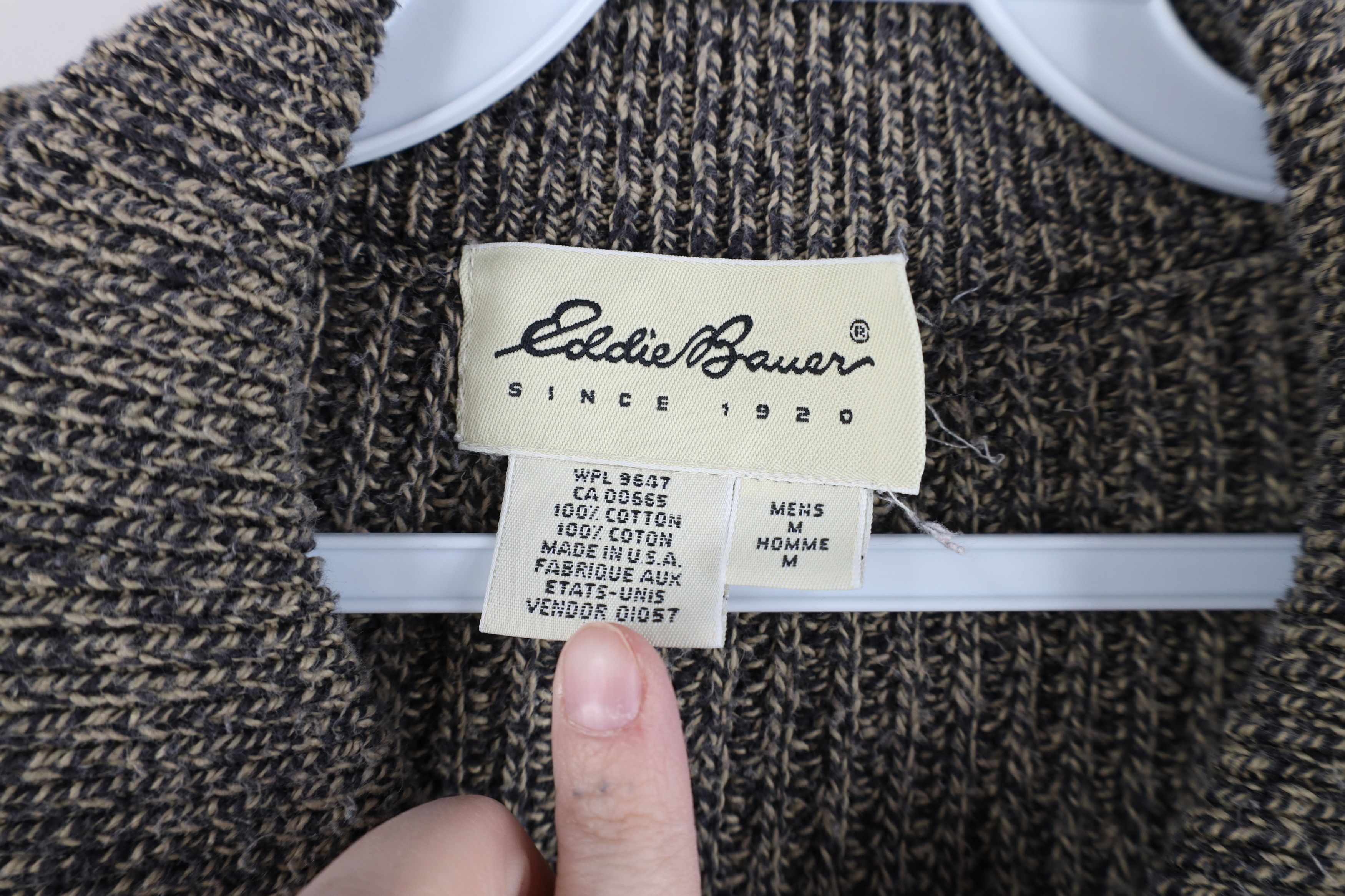 Eddie Bauer Vintage 90s Eddie Bauer Ribbed Knit Collared Sweater USA Size US M / EU 48-50 / 2 - 5 Thumbnail