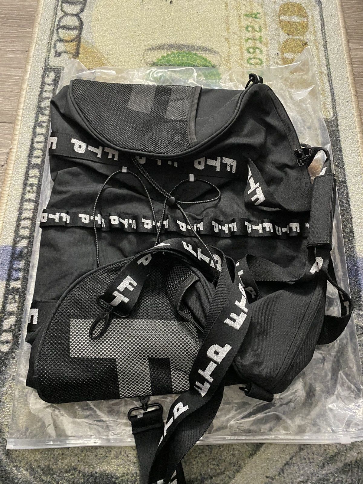 Fuck The Population FTP Bungee Duffle Bag 3M Reflective Size ONE SIZE - 4 Thumbnail