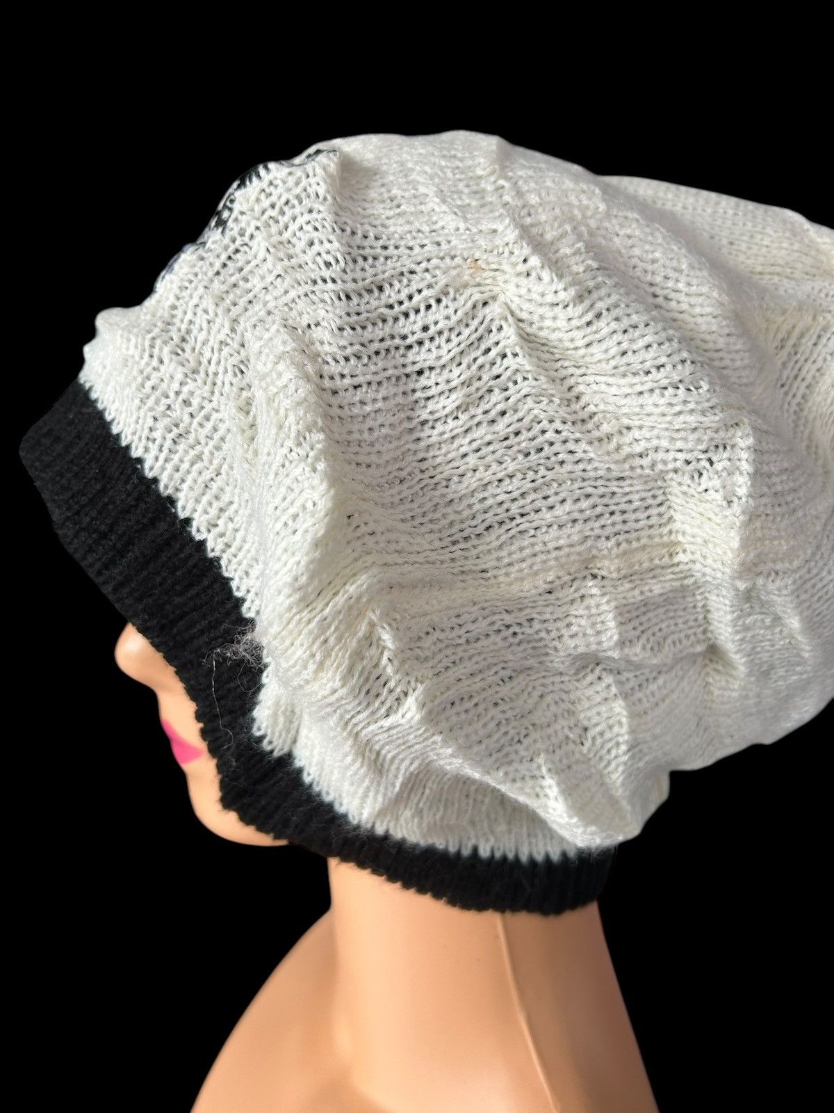 Japanese Brand × Kapital × Vintage Japanese Punk bondage Style knitted Big Beanie Hats Size ONE SIZE - 6 Thumbnail