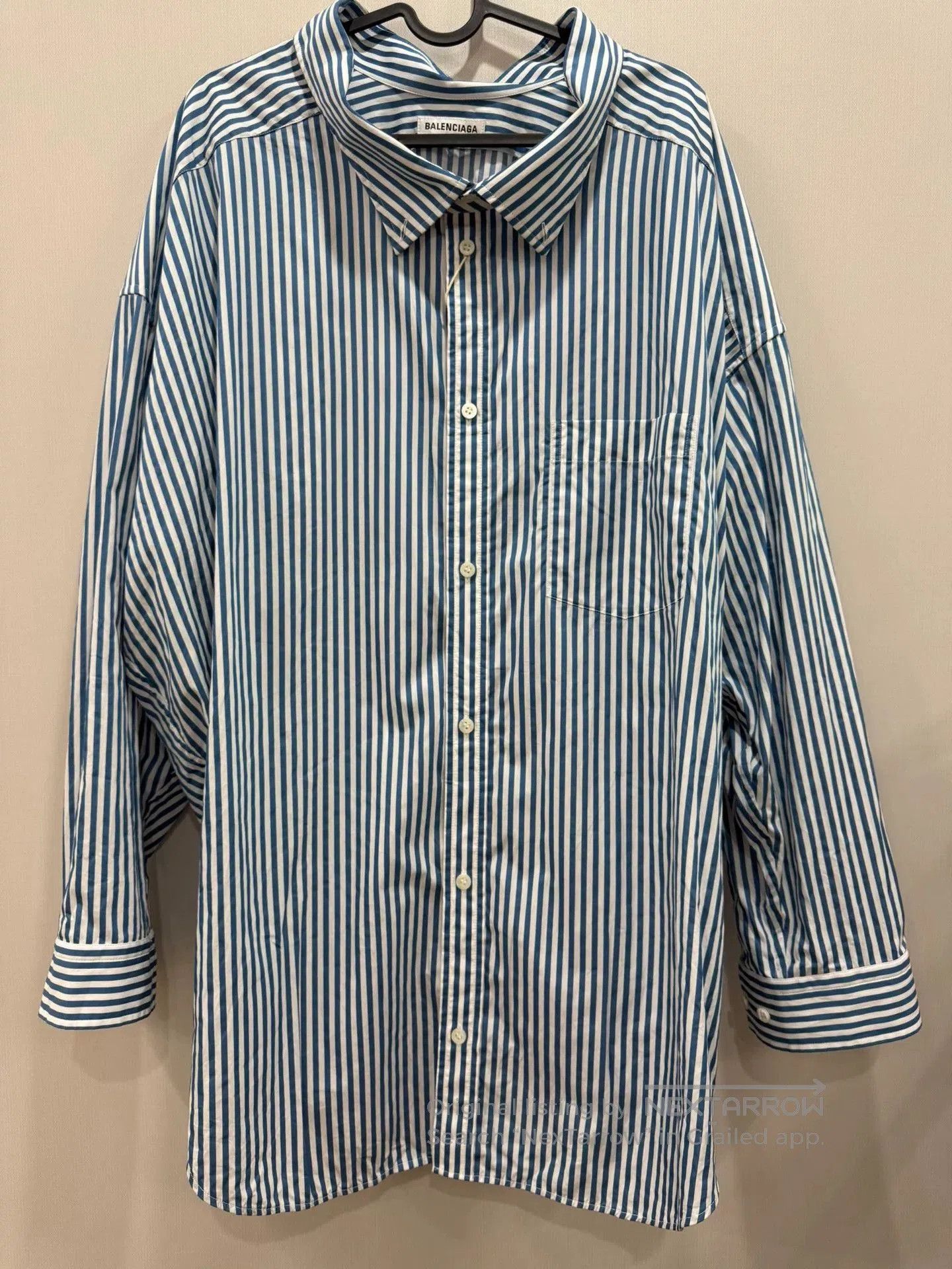 Balenciaga Balenciaga Striped Logo Back Shirt. Size XS / US 0-2 / IT 36-38 - 1 Thumbnail