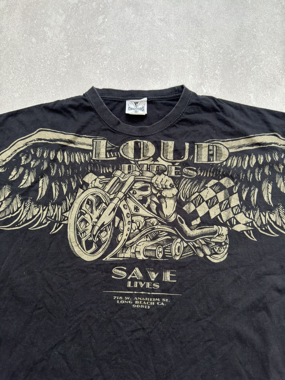 West Coast Choppers Vintage West Coast Choppers Save Lives Tee Shirt Y2K Size US XL / EU 56 / 4 - 4 Thumbnail