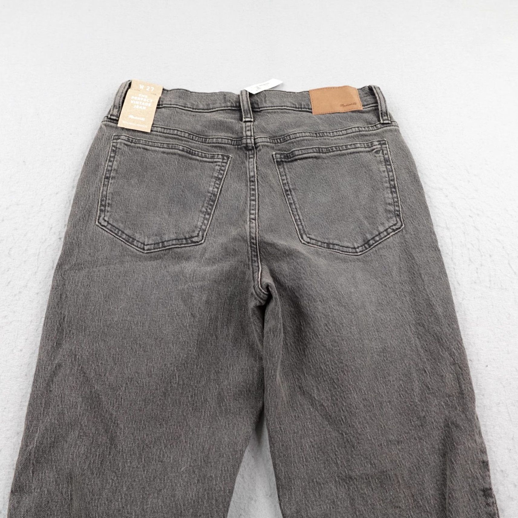 Madewell Madewell Jeans Womens 27 Gray Denim The Perfect Vintage Jean High Rise NEW Size 27" / US 4 / IT 40 - 5 Thumbnail
