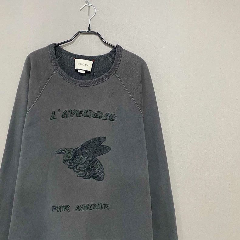 Gucci Gucci Bee embroidered sweatshirt Size US M / EU 48-50 / 2 - 3 Thumbnail