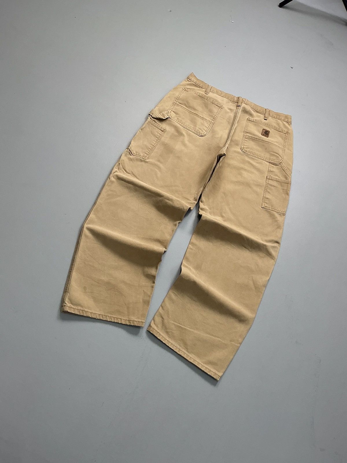 Carhartt Vintage Carhartt B11 BRN carpenter workwear denim Size US 36 / EU 52 - 8 Thumbnail
