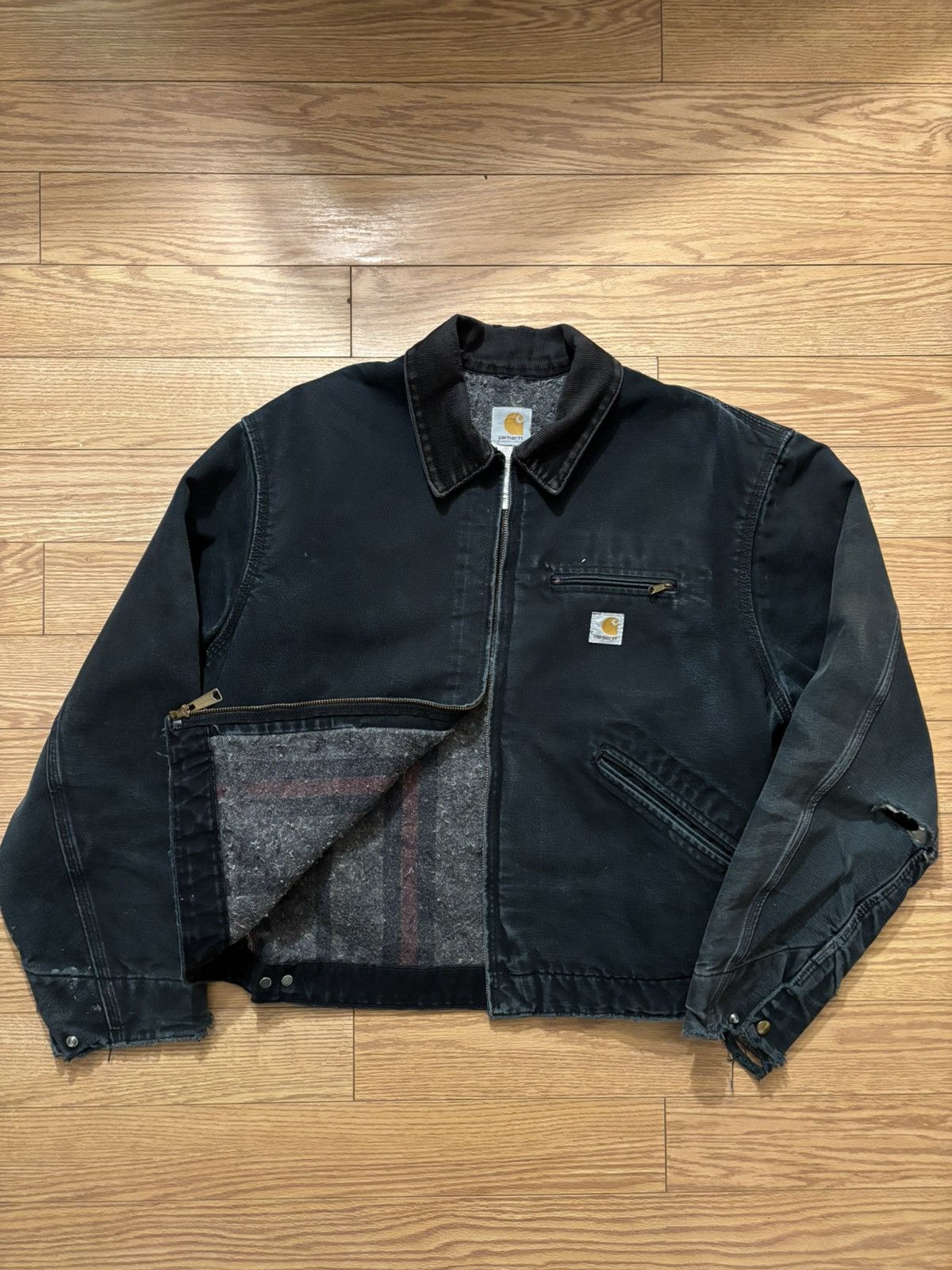 Carhartt 00s VINTAGE CARHARTT DETROIT Size US L / EU 52-54 / 3 - 3 Thumbnail