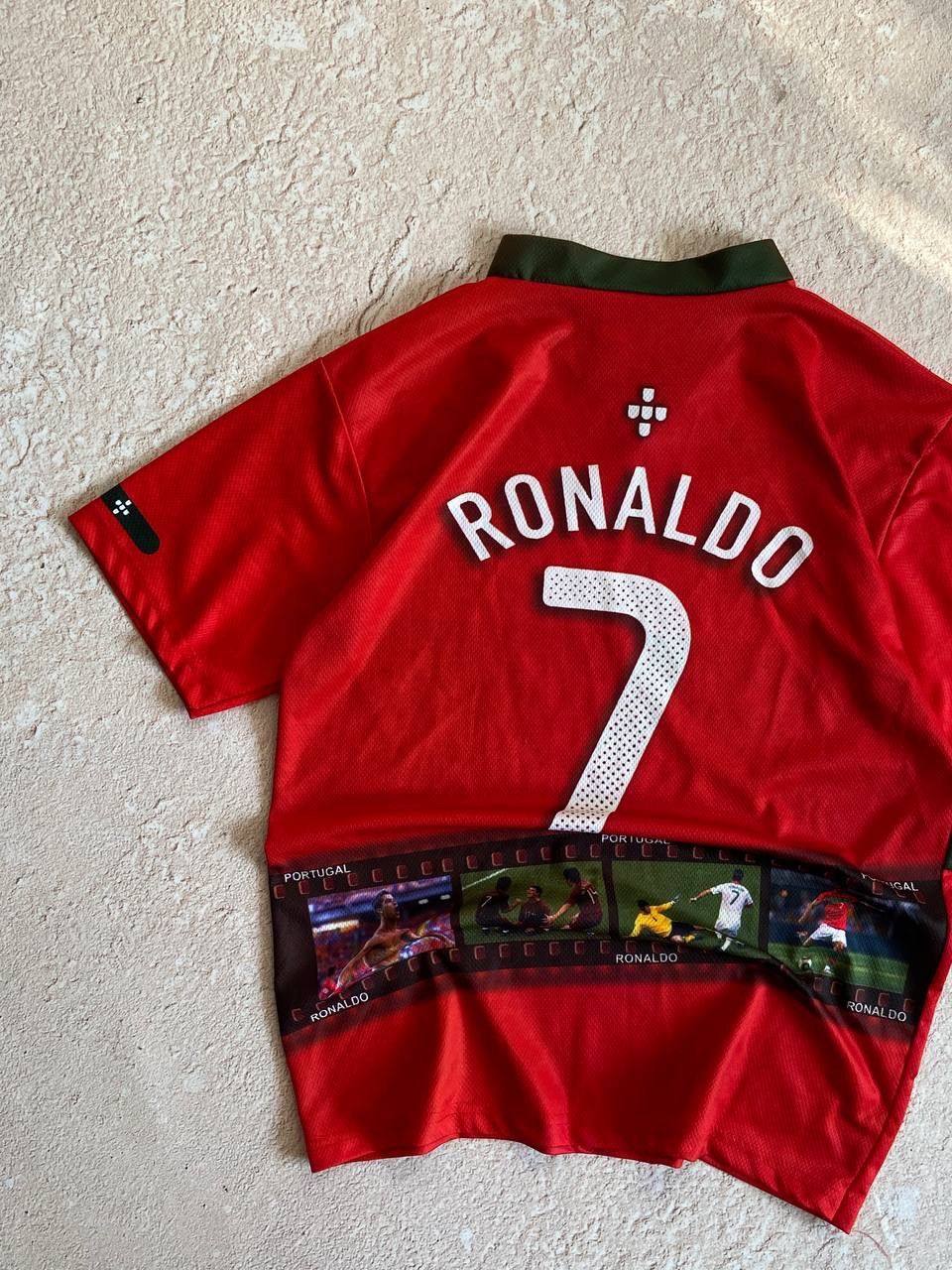 Japanese Brand × Vintage Ronaldo Portugal distressed jersey soccer Size US S / EU 44-46 / 1 - 6 Thumbnail
