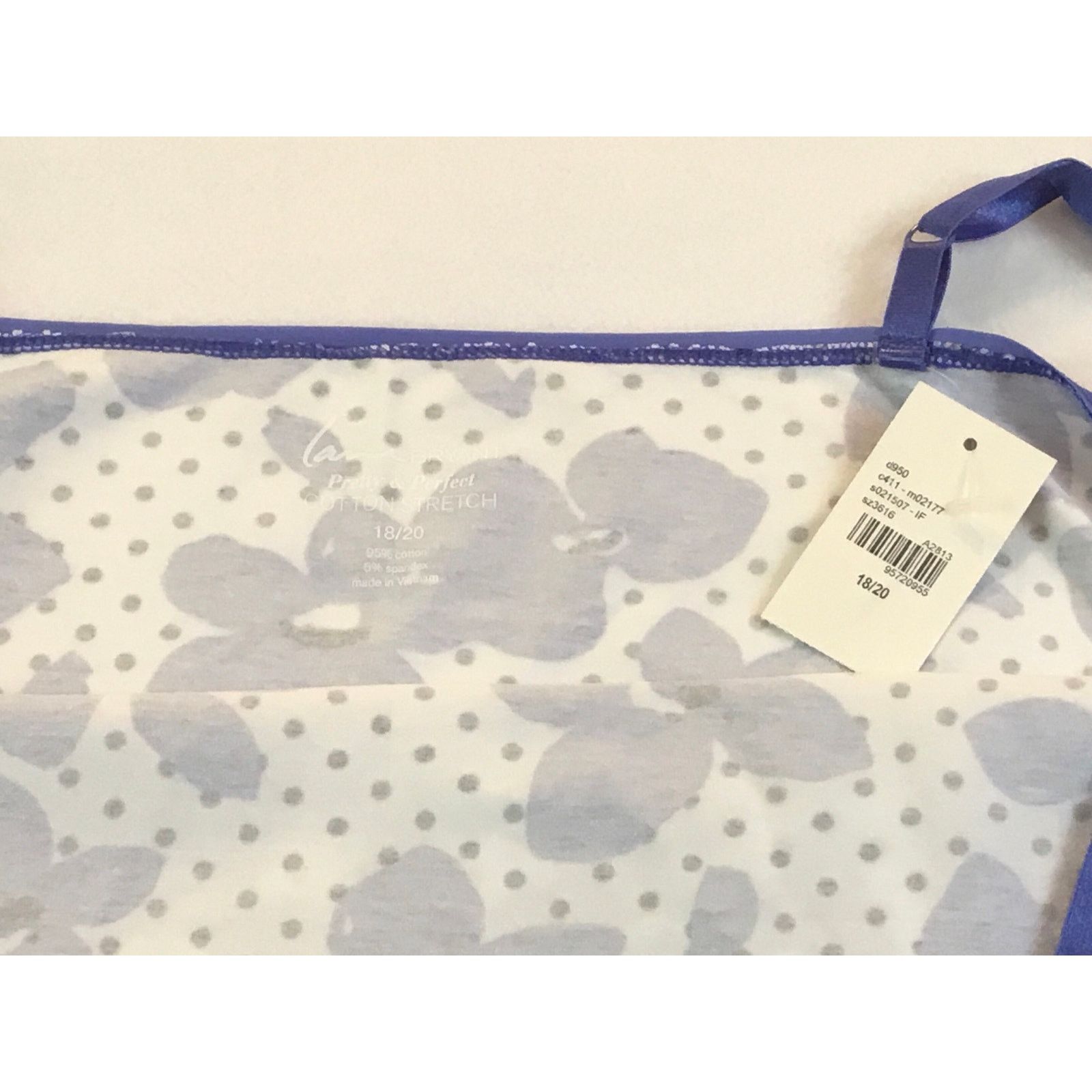 Other Lane Bryant Camisole NWT Size 18/20 Purple Floral Black Dot Size ONE SIZE - 7 Thumbnail