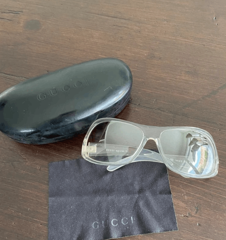 Gucci Gucci Sunglasses Mask Logo Shield GG Sport Vintage Size ONE SIZE - 5 Thumbnail