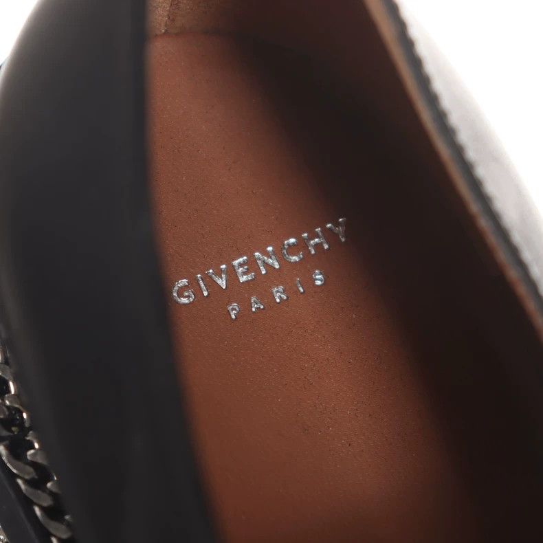 Givenchy Givenchy Solid Color Leather Men's Business Shoes Size US 6.5 / EU 39-40 - 9 Thumbnail