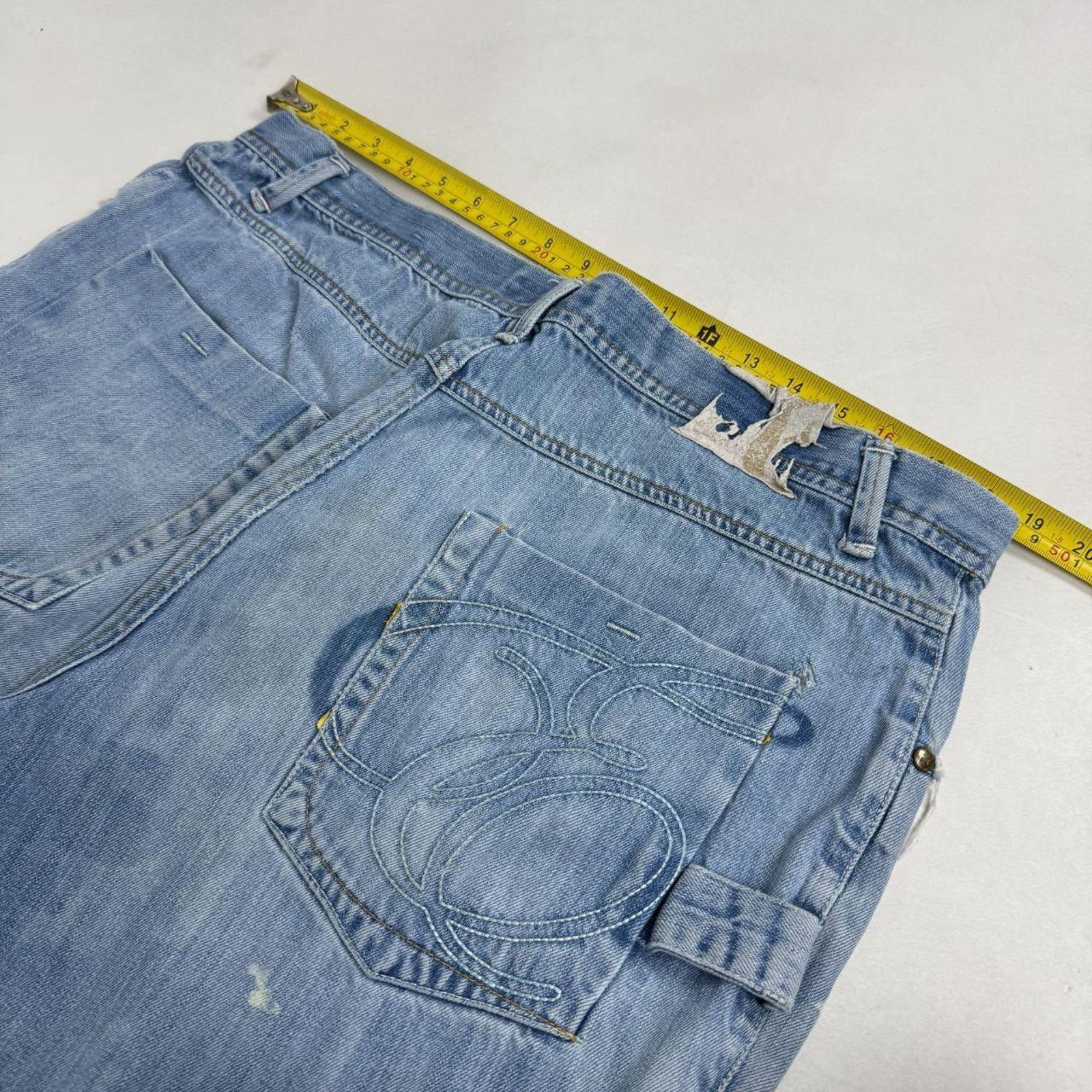 Ecko Unltd. × JNCO × Vintage Vintage y2k faded grunge baggy wide leg skater archive jeans Size US 38 / EU 54 - 5 Thumbnail
