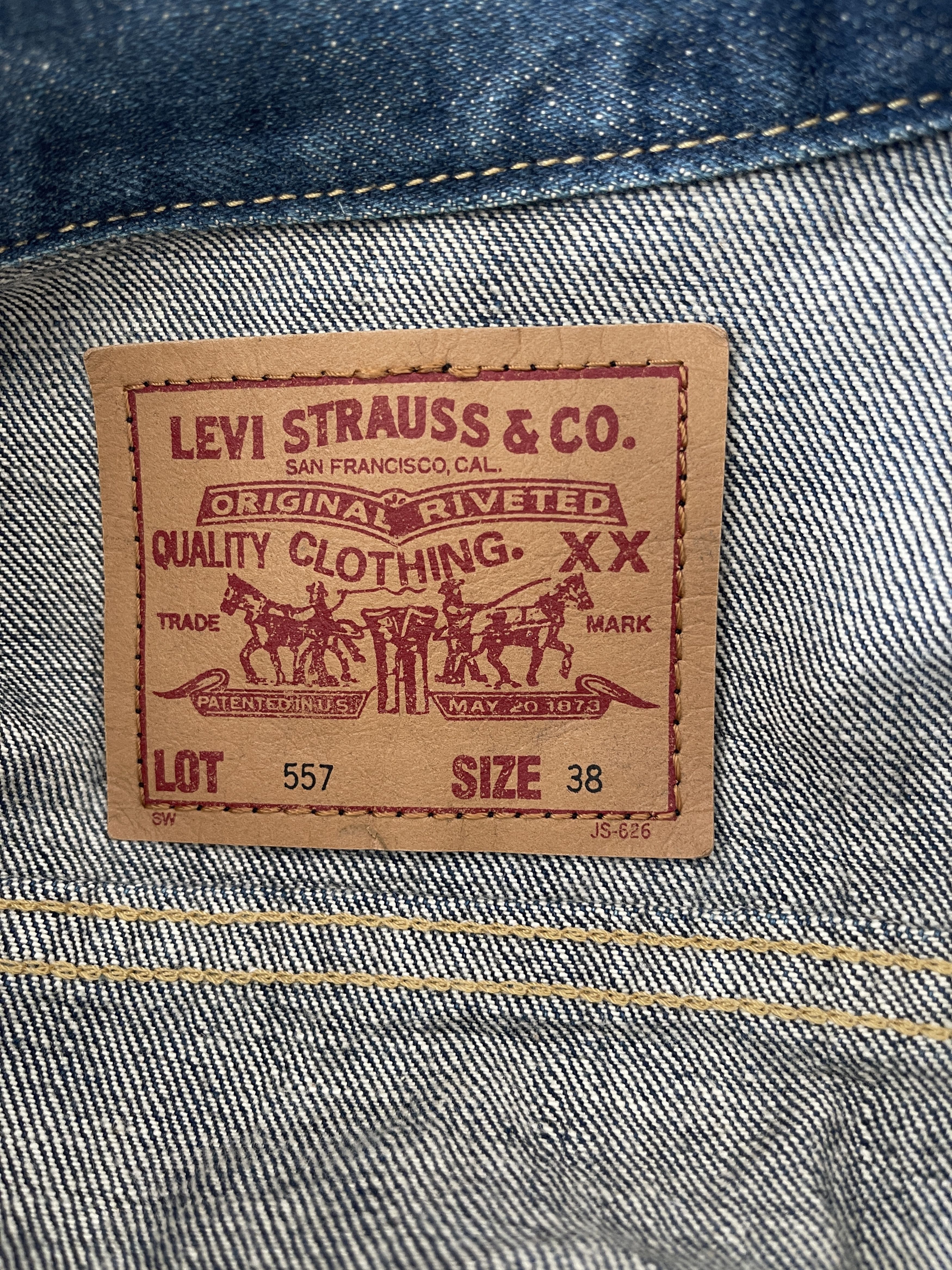 Levi's × Vintage Vintage Levis Denim Jacket Size US S / EU 44-46 / 1 - 3 Thumbnail