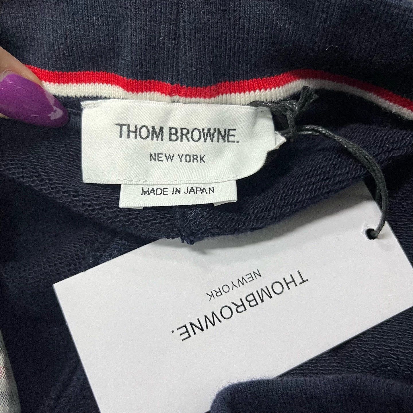 Thom Browne thom browne navy classic stripe sweatpants Size US 40 / EU 56 - 3 Thumbnail