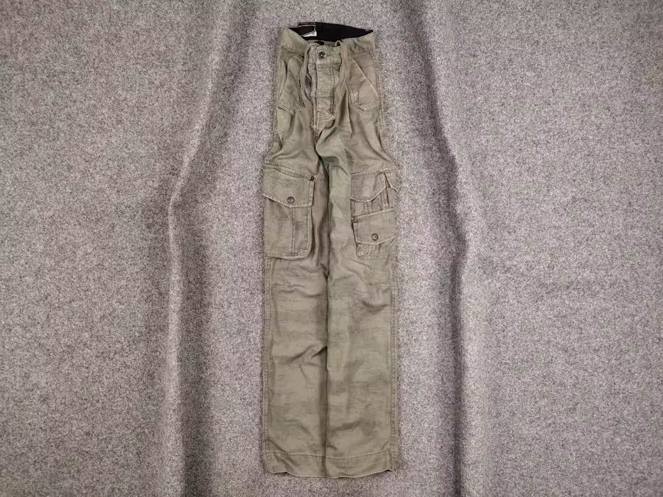 Japanese Brand Vintage 90's junya watanabe style Cargo Baggy camo Pants Size US 33 - 1 Thumbnail