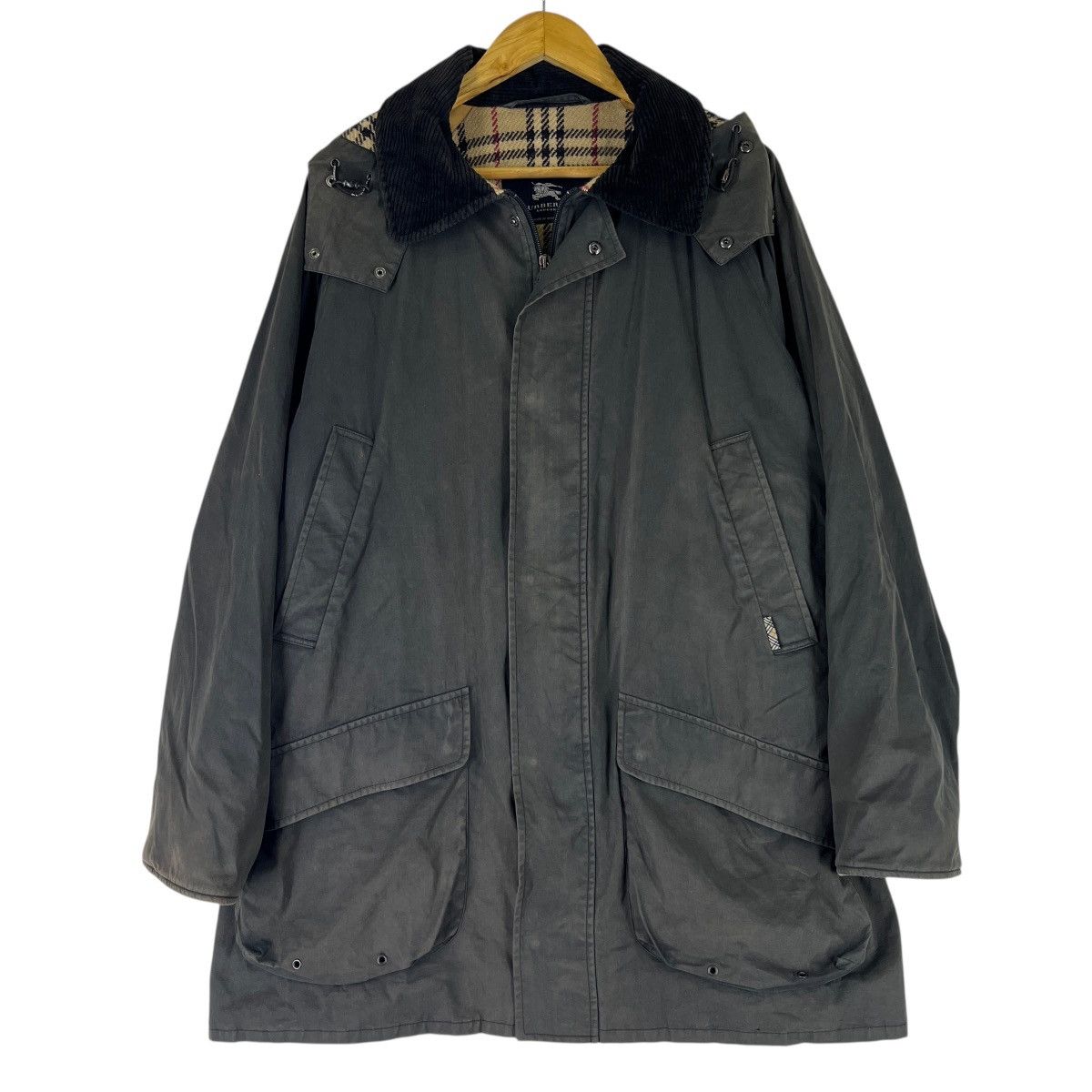 Burberry Vintage Burberry Dyed Parka Jacket Size US L / EU 52-54 / 3 - 1 Thumbnail