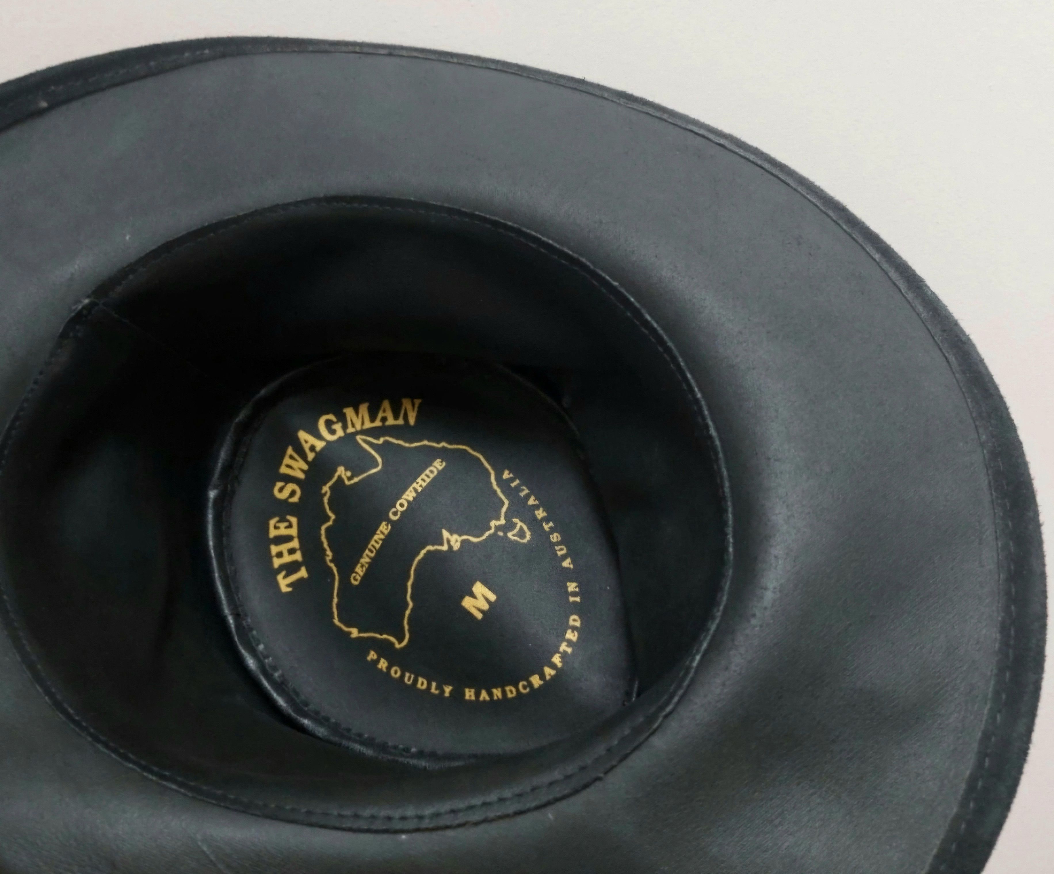 Other The Swagman Genuine Cowhide handcrafted hat Australia Size ONE SIZE - 5 Thumbnail