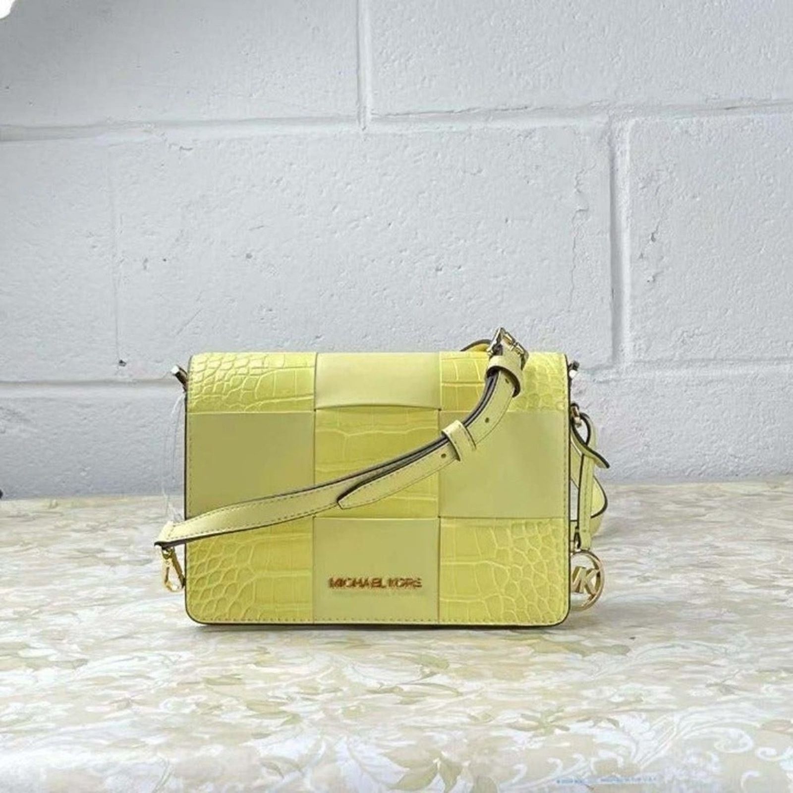 Michael Kors MICHAEL KORS 35T1GM9C1E MERCER SMALL CROCODILE EMBOSSED Size ONE SIZE - 1 Thumbnail