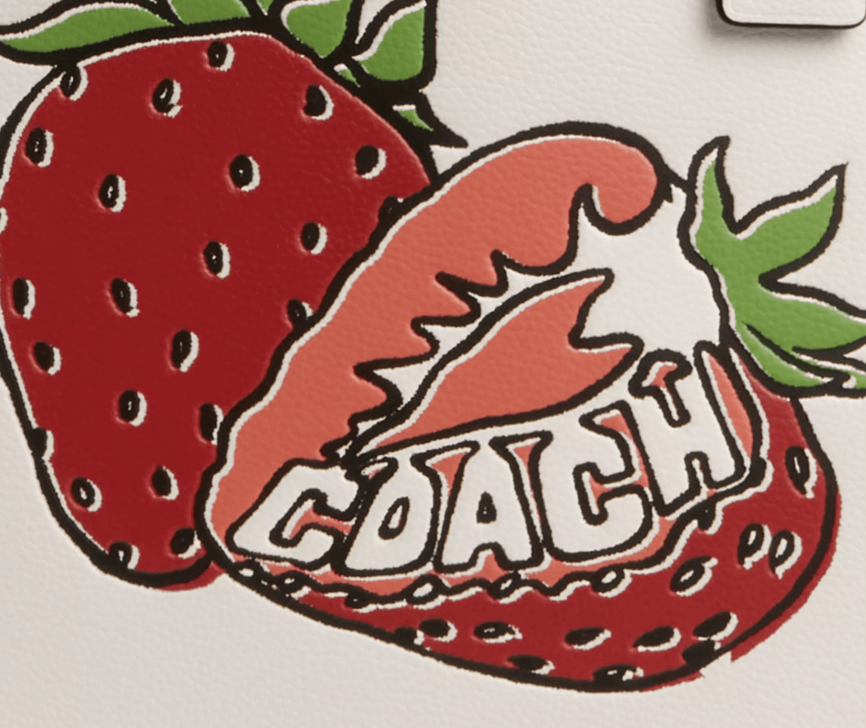 Coach City Tote Bag With Strawberry Graphic CAL64 Size ONE SIZE - 10 Thumbnail