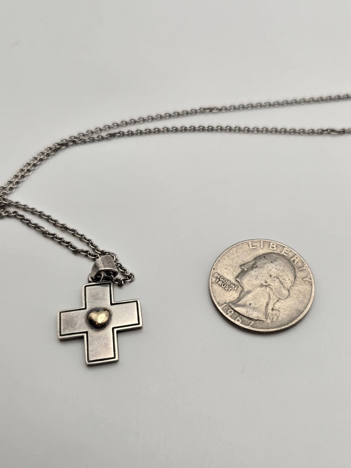 Other Retired James Avery “Heart of Gold” Pendant chain, 14k + 925 Size ONE SIZE - 5 Thumbnail