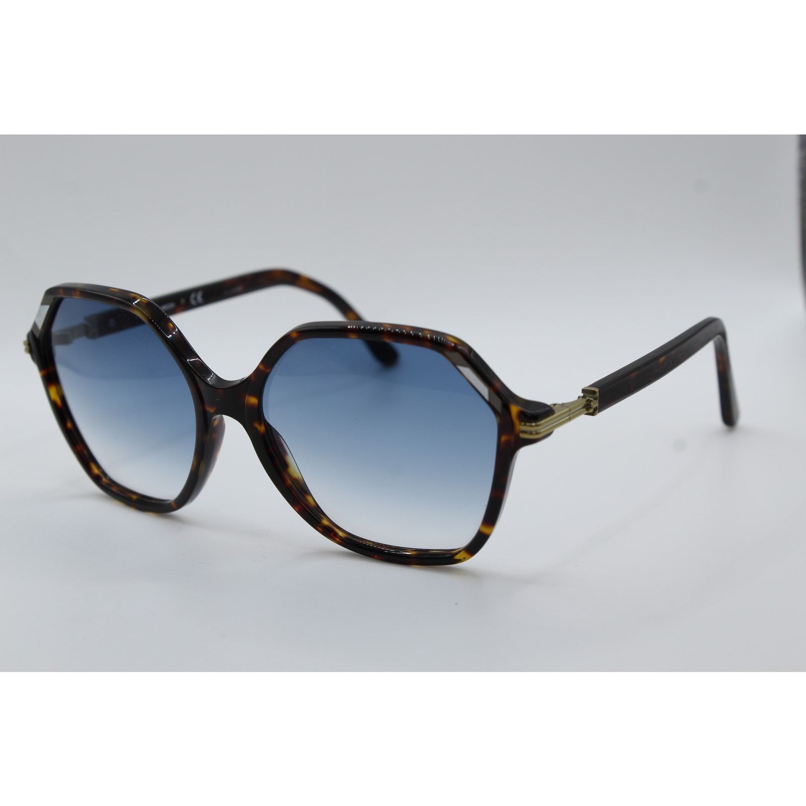 Tory Burch Tory Burch Hexagonal Tortoise Sunglasses Size ONE SIZE - 1 Thumbnail