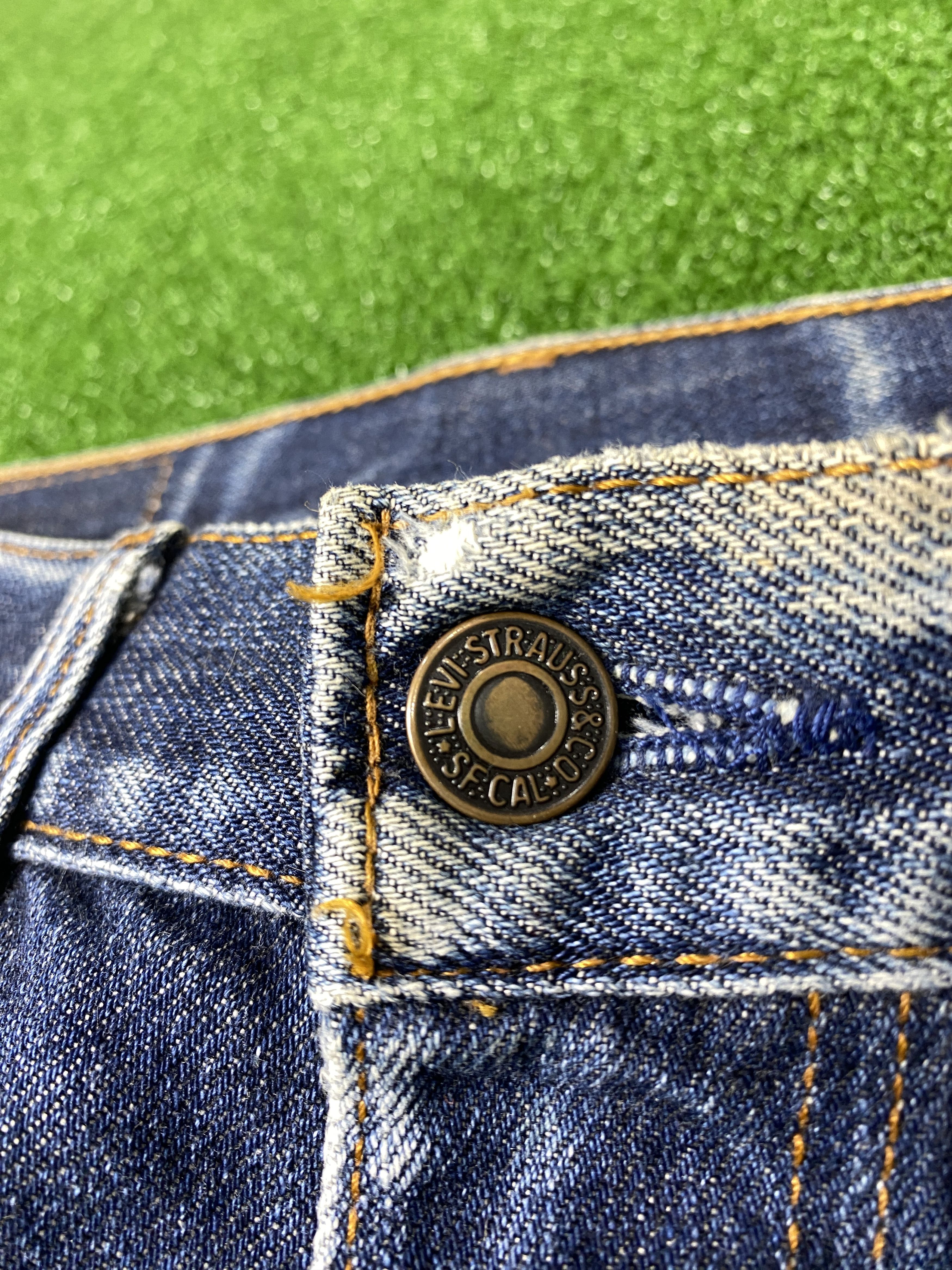 Levi's Vintage Levi's 512 Distressed Faded Blue Jeans CP0035 Size US 30 / EU 46 - 3 Thumbnail
