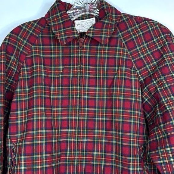 Pendleton VINTAGE Pendleton Red Wool Royal Stewart Tartan Jacket Pants Set Size S/8 Size 28" / US 6 / IT 42 - 3 Thumbnail