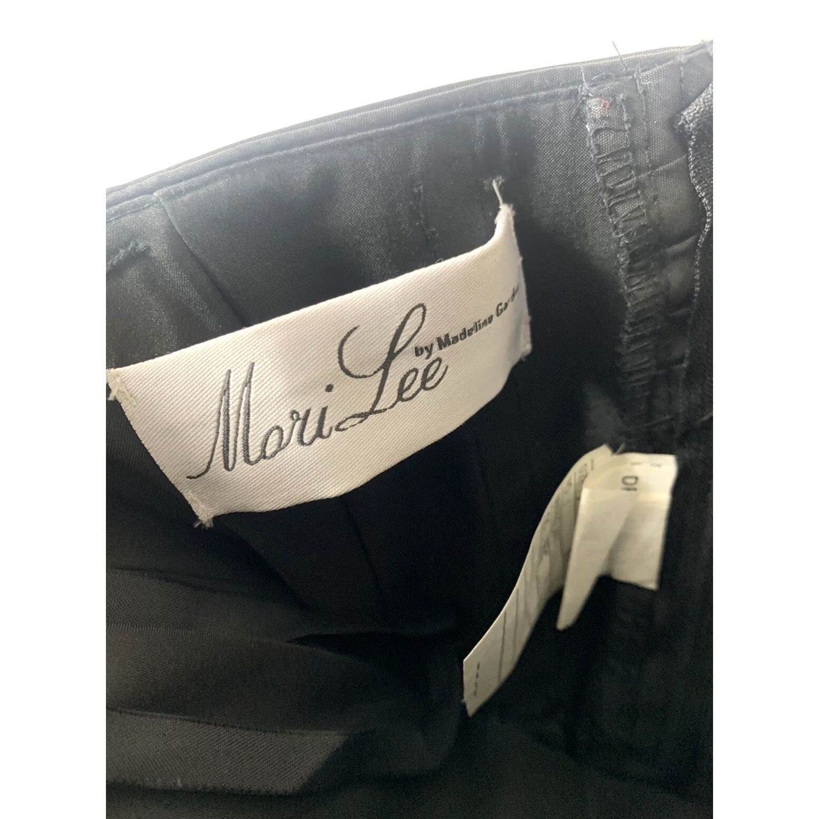 Lee MARI LEE MADELINE GARDNER PROM DRESS WOMENS SIZE 2 POLYESTER SLEEVELESS COCKTAIL A-Line Knee Length Black Dress Size XS / US 0-2 / IT 36-38 - 5 Thumbnail