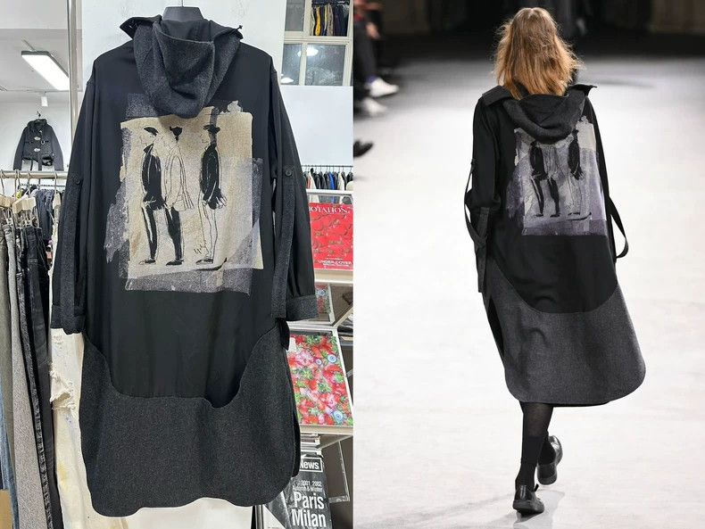 Yohji Yamamoto Yohji Yamamoto 23Aw Show Reversible Print Coat 2503-Nextarr Size US M / EU 48-50 / 2 - 1 Thumbnail