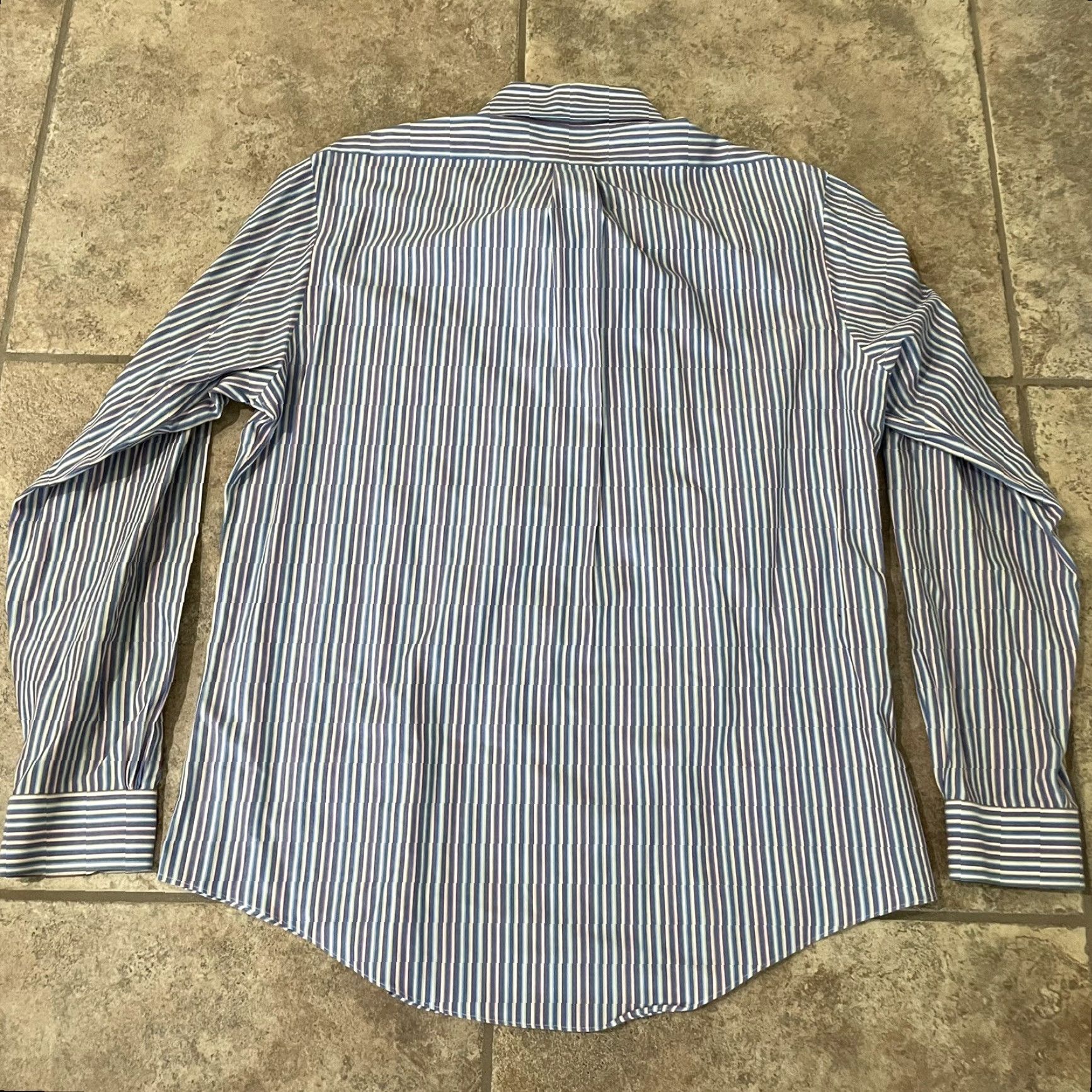 Brooks Brothers Brooks Brothers Mens Slim Fit Non-Iron Long Sleeve Button-Down Shirt L Multicolor Size US L / EU 52-54 / 3 - 5 Thumbnail