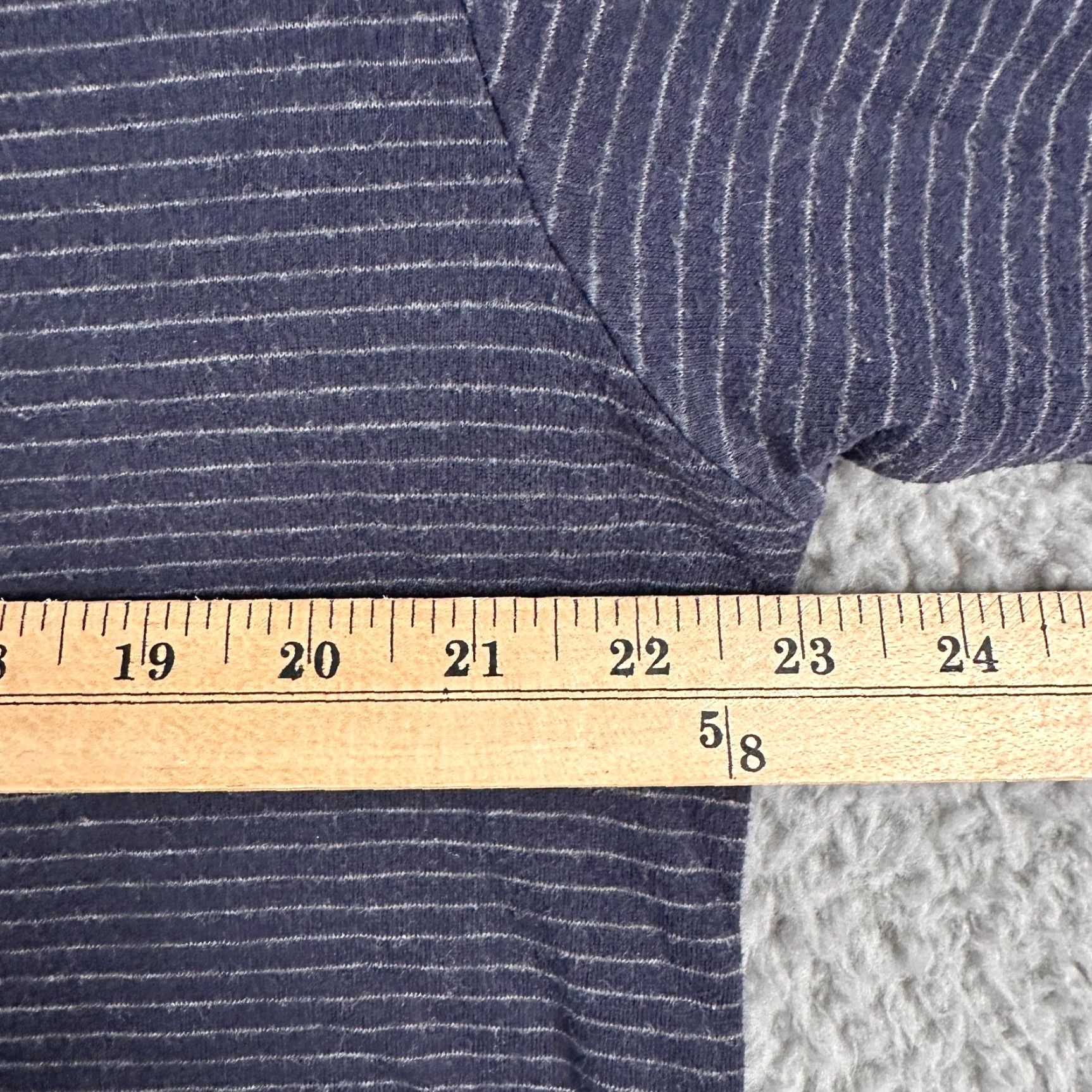 Polo Ralph Lauren VINTAGE Polo Ralph Lauren Sweatshirt Mens Large Navy Striped 90s Crewneck Pony Size US L / EU 52-54 / 3 - 5 Thumbnail