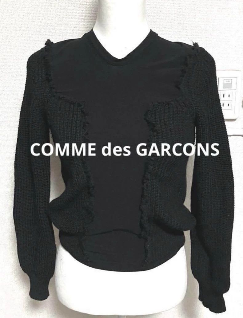 Comme des Garcons Comme Des Garcons Knitted sweater with different materials Size S / US 4 / IT 40 - 8 Thumbnail
