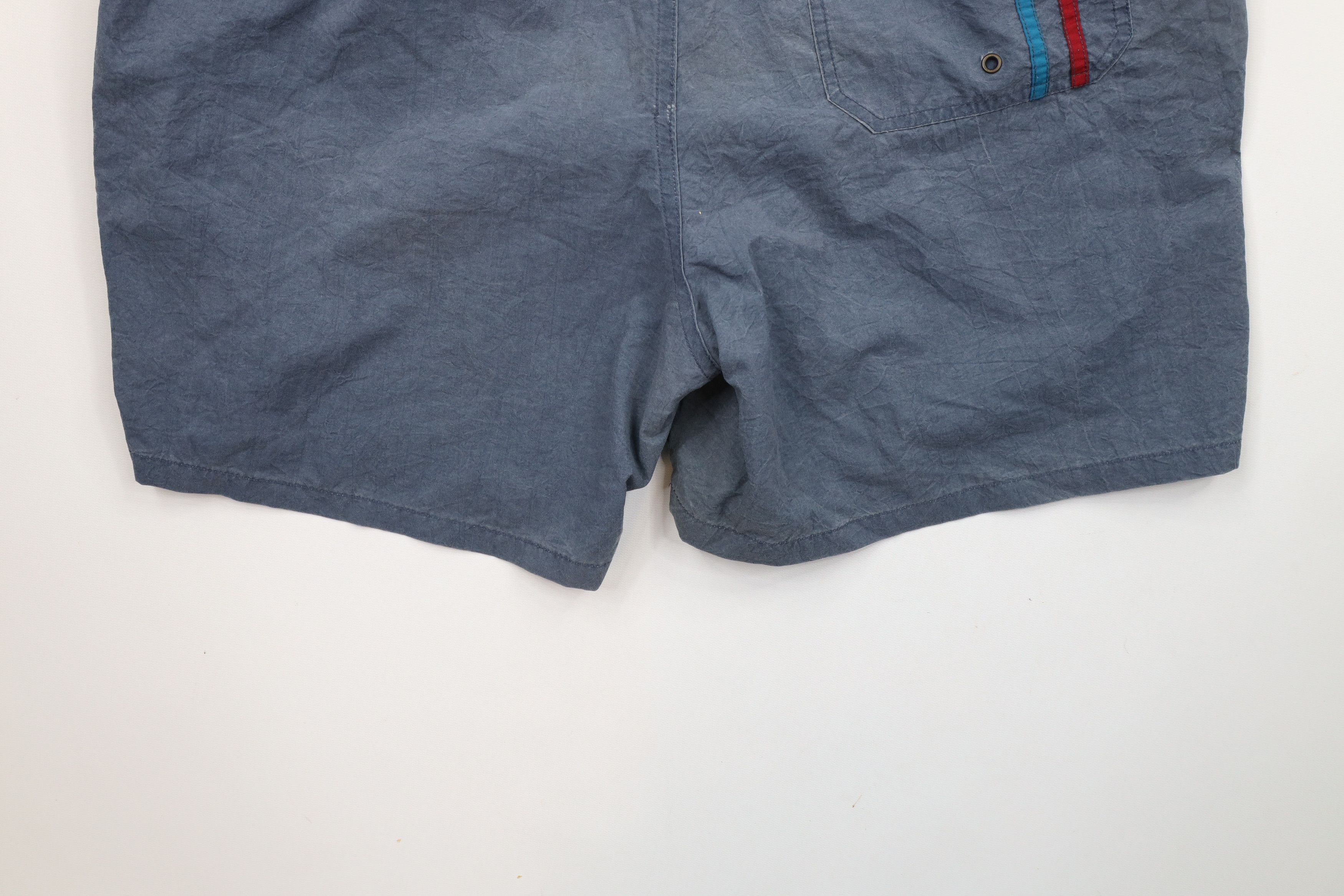 Gotcha × Vintage Vintage 90s Gotcha Surfing Lined Shorts Swim Trunks Blue Size US 34 / EU 50 - 13 Thumbnail