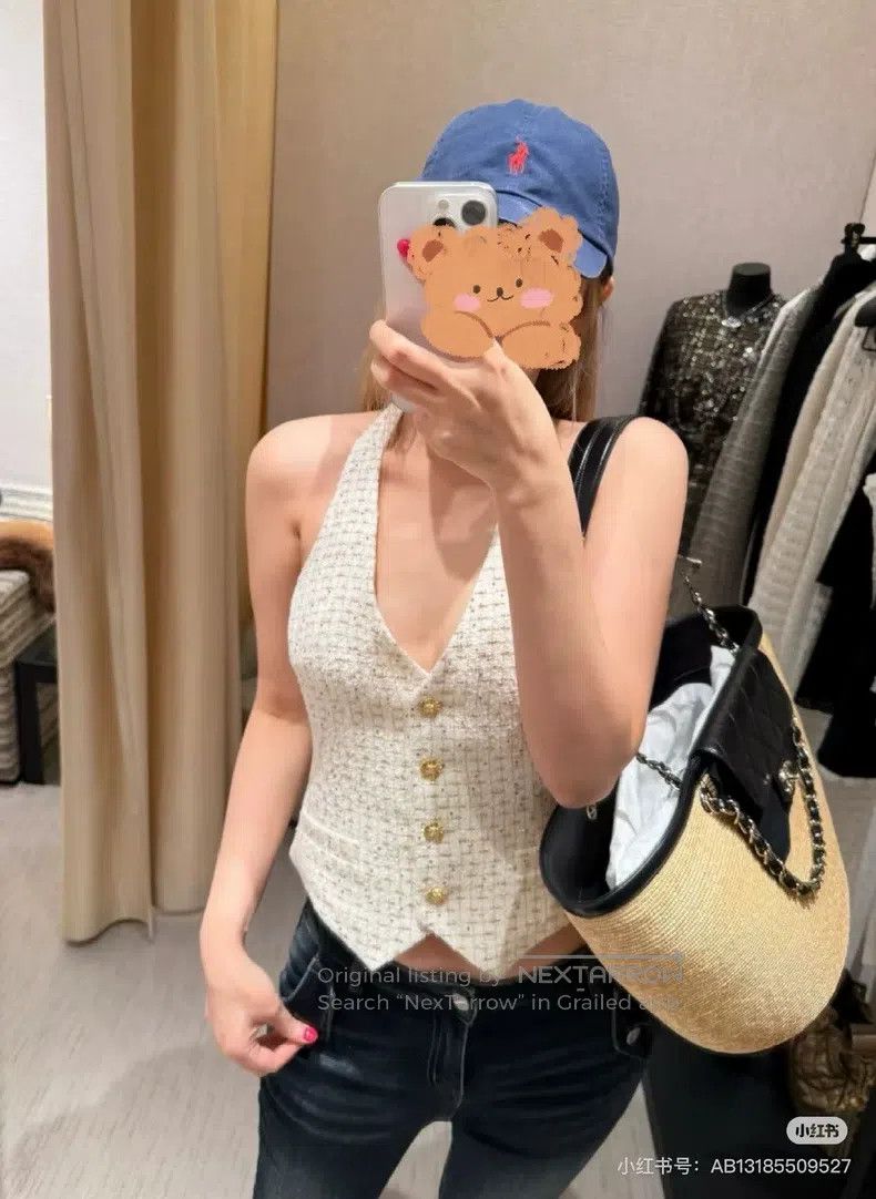 Chanel Chanel 26C white gold hanni hanging neck vest Size XS / US 0-2 / IT 36-38 - 5 Thumbnail