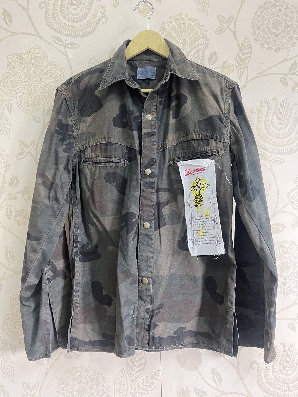 Hysteric Glamour × Seditionaries Vintage Wacko Maria Dovetail Skull Camouflage Jacket Size US M / EU 48-50 / 2 - 2 Thumbnail
