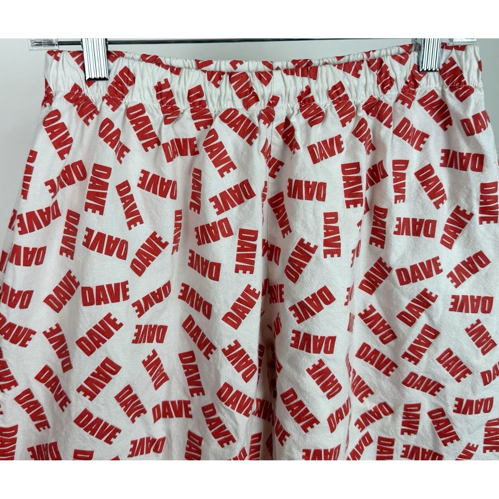 Vintage VINTAGE Boxer Rebellion Pajama Pants Mens Medium White Cotton AOP Novelty Print 90s Funny Size US 31 - 2 Thumbnail