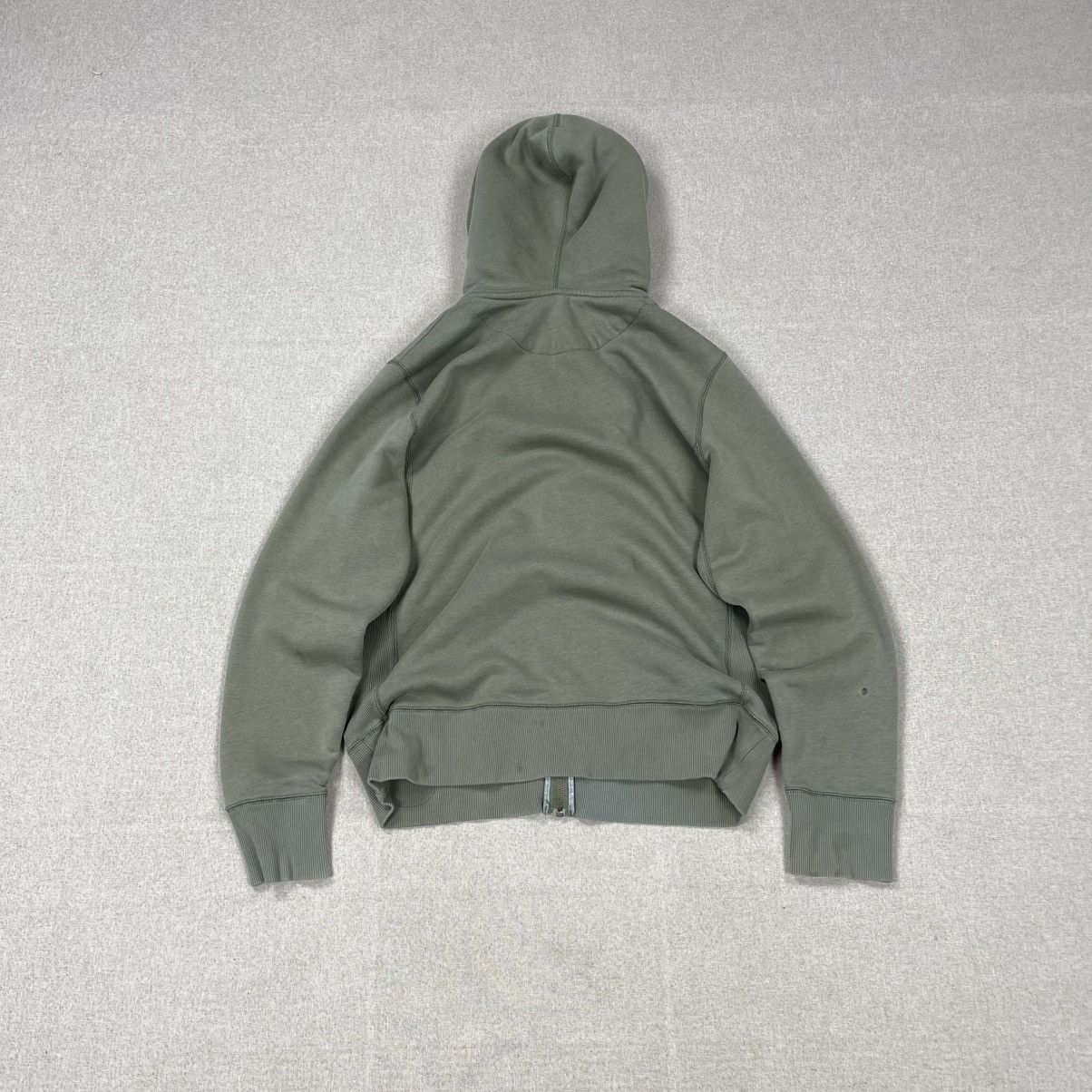 Nike VINTAGE Y2K NIKE KHAKI FADED WASHED ZIP HOODIE Size US M / EU 48-50 / 2 - 5 Thumbnail