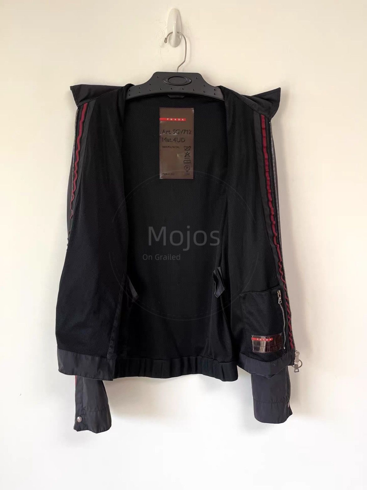 Prada Sz 50 Prada Sports Vintage Sport Buckle Zip Jacket-2508 Size US M / EU 48-50 / 2 - 3 Thumbnail
