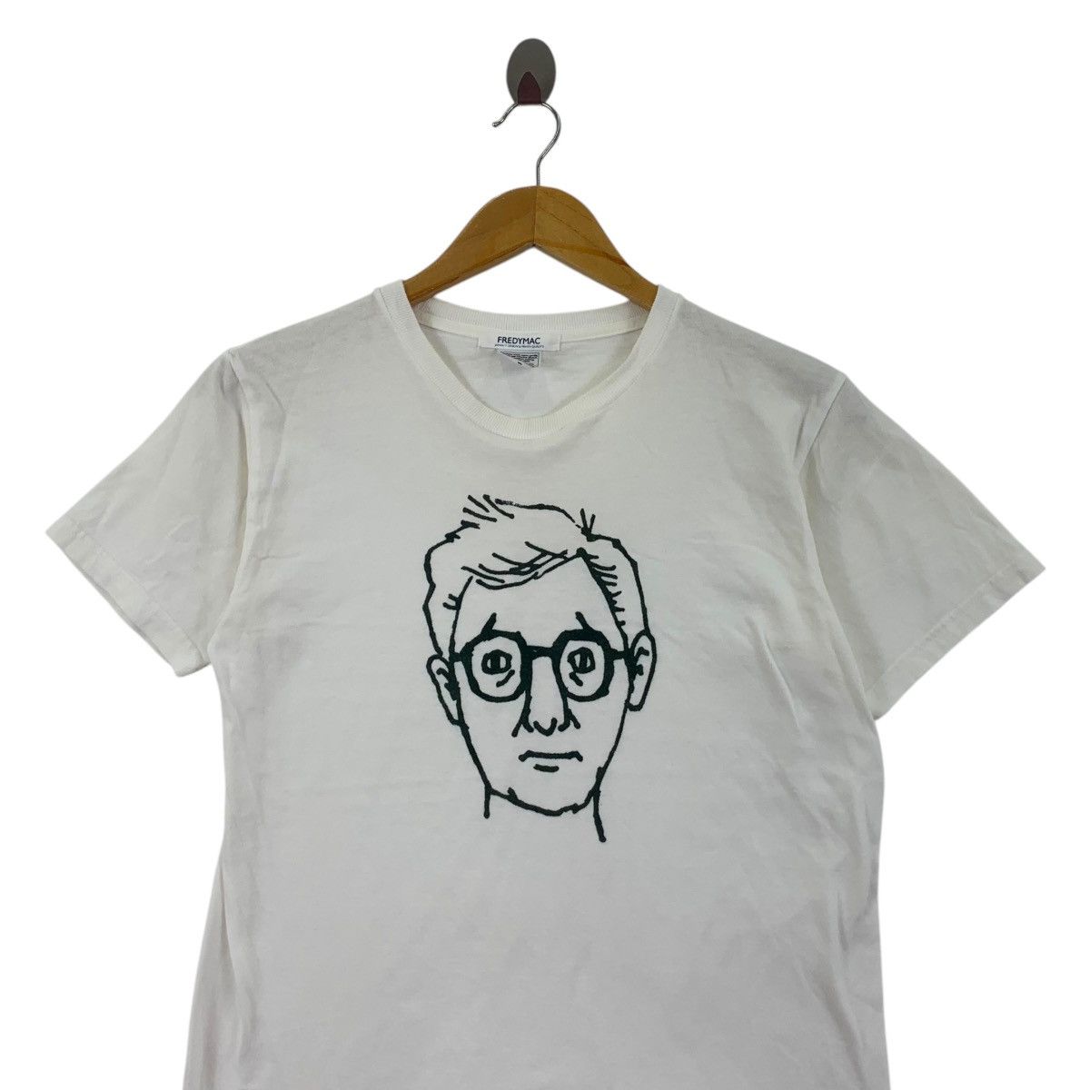 Vintage FREDYMAC JAPAN WOODY ALLEN Director Series Tee Shirt Top Size US S / EU 44-46 / 1 - 2 Thumbnail