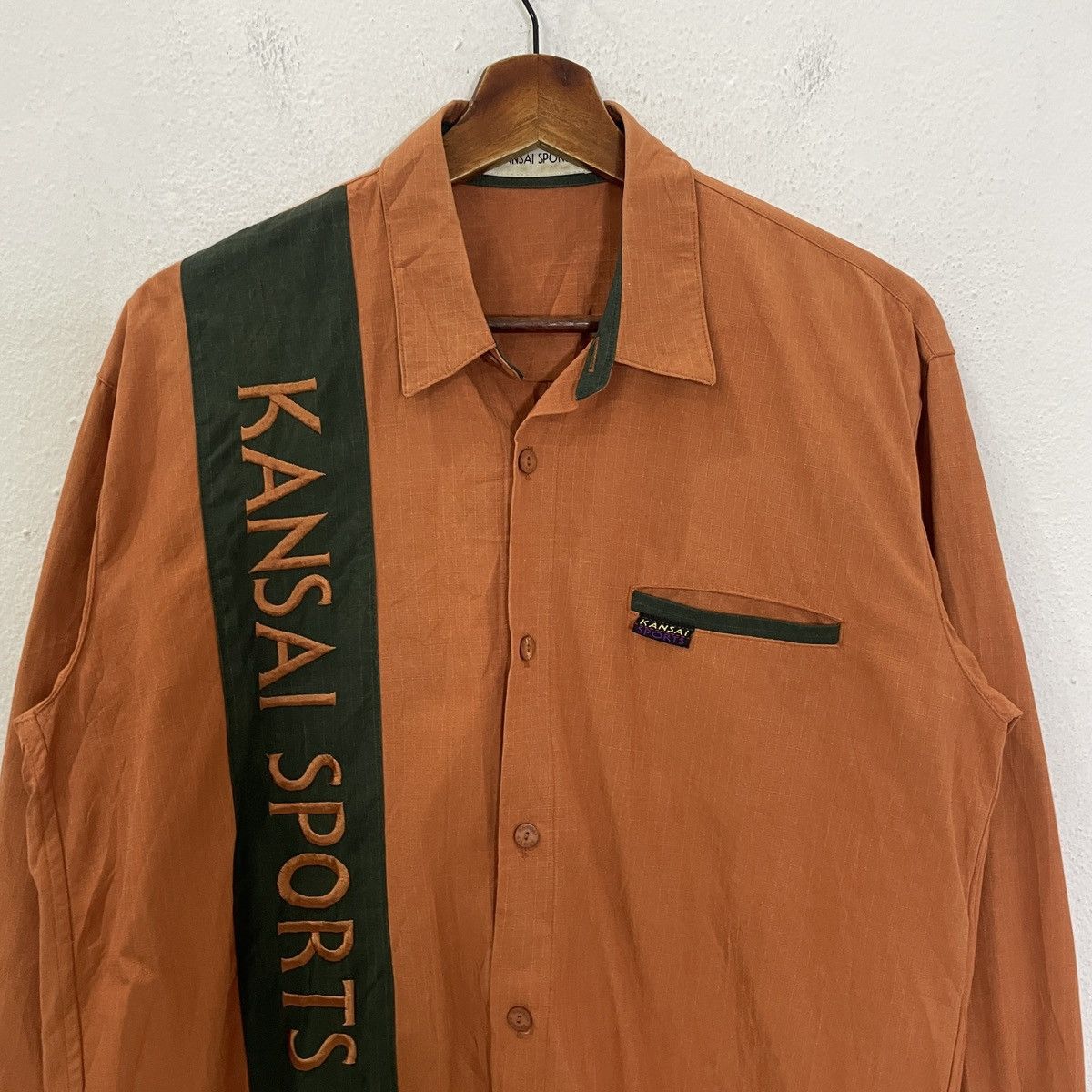 Kansai Yamamoto Vintage Kansai Yamamoto Sports Embroidery Big Logo Tee Size US L / EU 52-54 / 3 - 4 Thumbnail