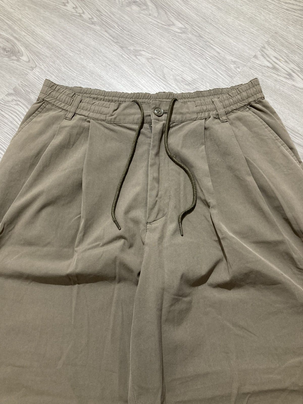 Japanese Brand 2000s Niko And Japanese Loose Ballon Pants Designer Beige Size US 31 - 3 Thumbnail