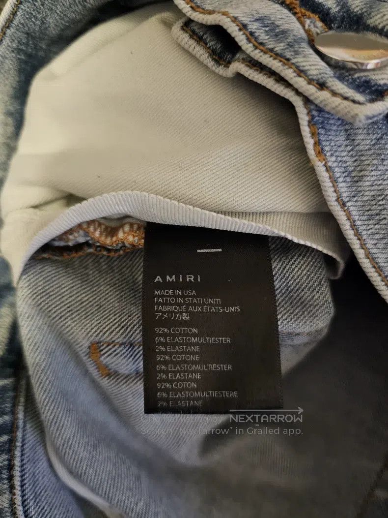 Amiri Amiri Denim Jeans Size US 32 / EU 48 - 7 Thumbnail