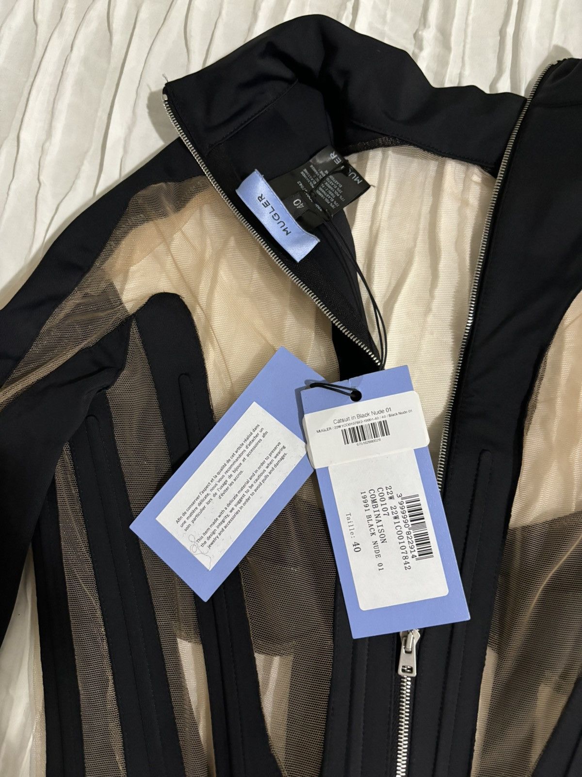 Mugler Authentic Mugler built in corset jumpsuit. Size 28" / US 6 / IT 42 - 5 Thumbnail