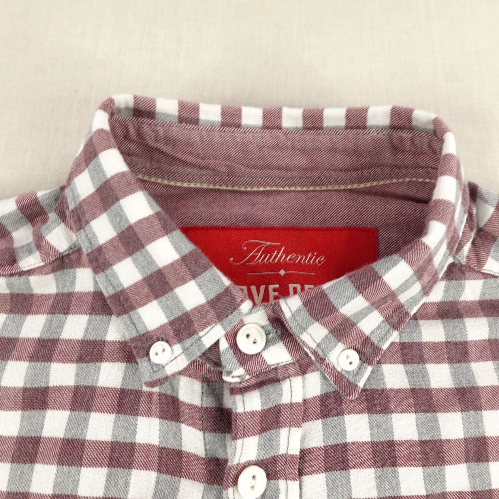 Vintage VINTAGE Agave Plaid Flannel Button-Up Shirt Mens Medium Red Gray Outdoor Prepster Size US M / EU 48-50 / 2 - 2 Thumbnail