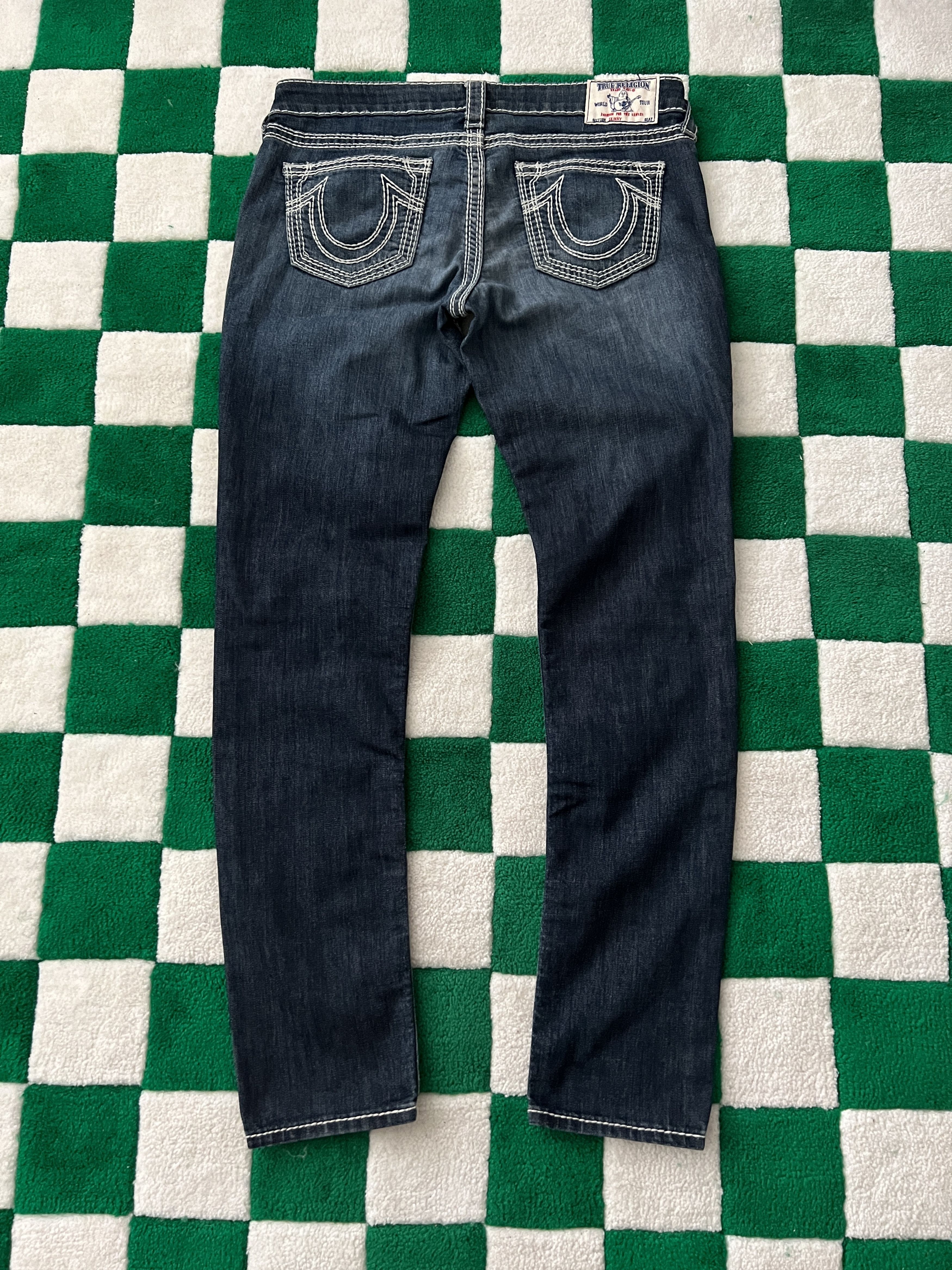 True Religion Vintage Y2K True Religion Skinny Slim Denim Jeans Size 30" / US 8 / IT 44 - 1 Thumbnail