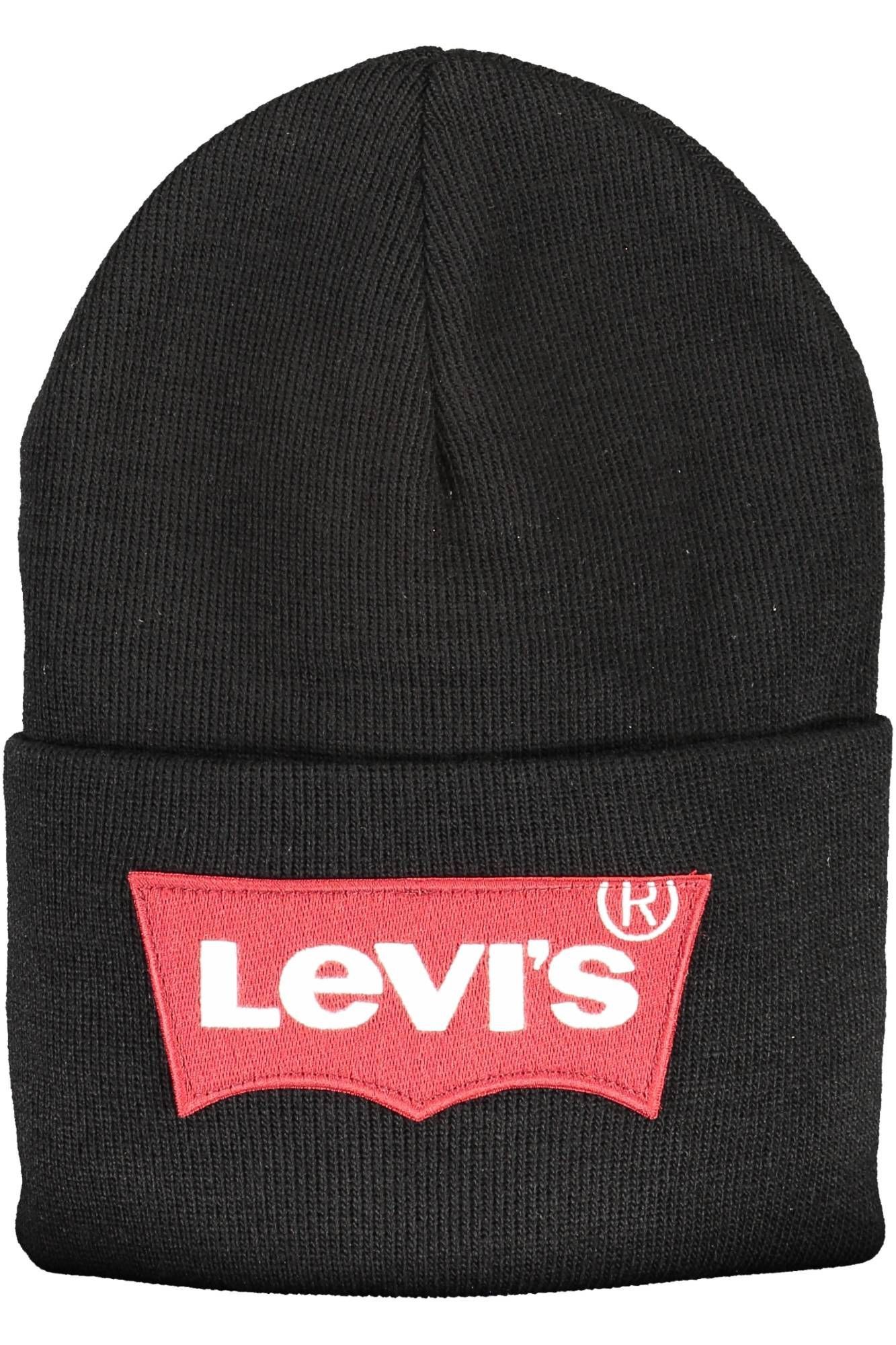 Levi's Black Acrylic Men Men's Cap Size ONE SIZE - 1 Thumbnail